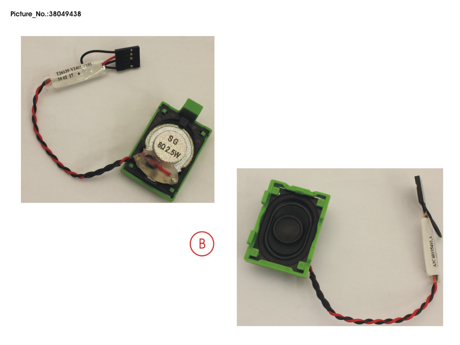 FUJITSU SPEAKER ASSEMBLY