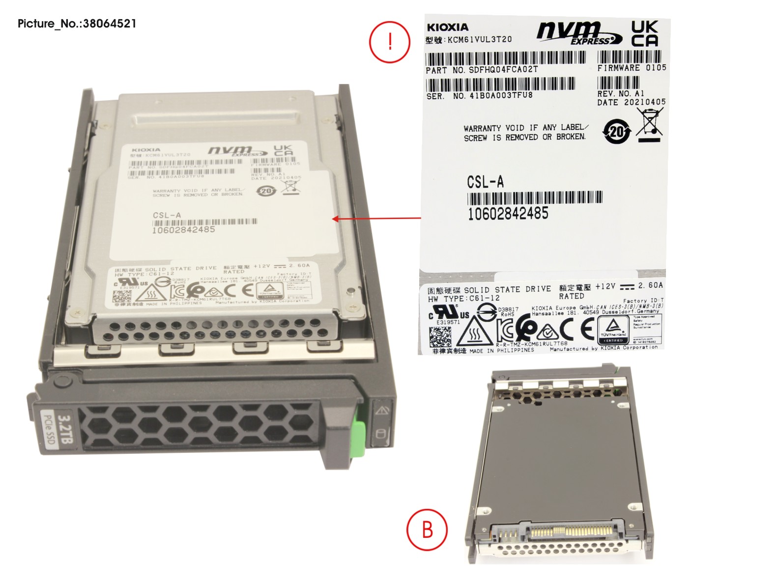SSD PCIE4 SFF MU 3.2TB