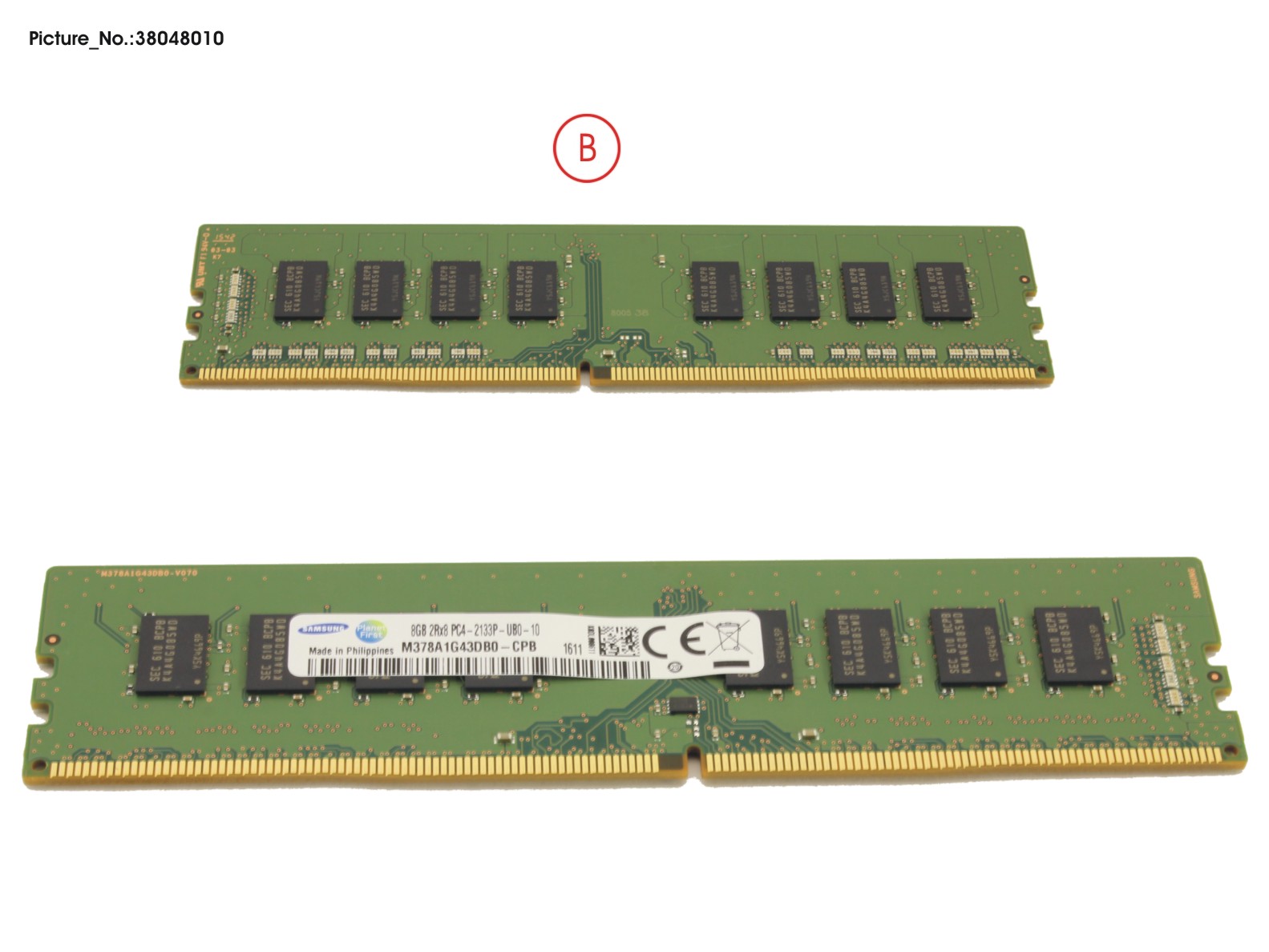 FUJITSU 8GB DDR4 UD 2133_L