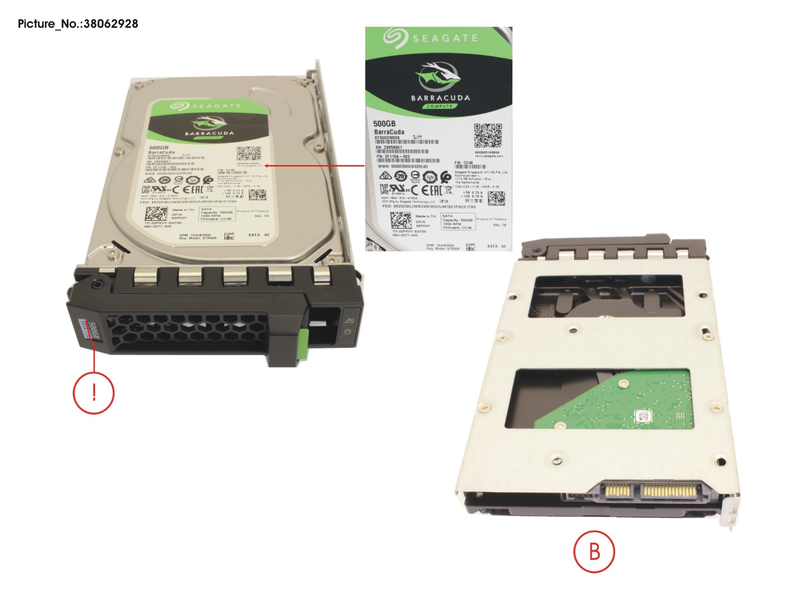 HD SATA 6G 500GB 7.2K HOT PL 3.5 ECO