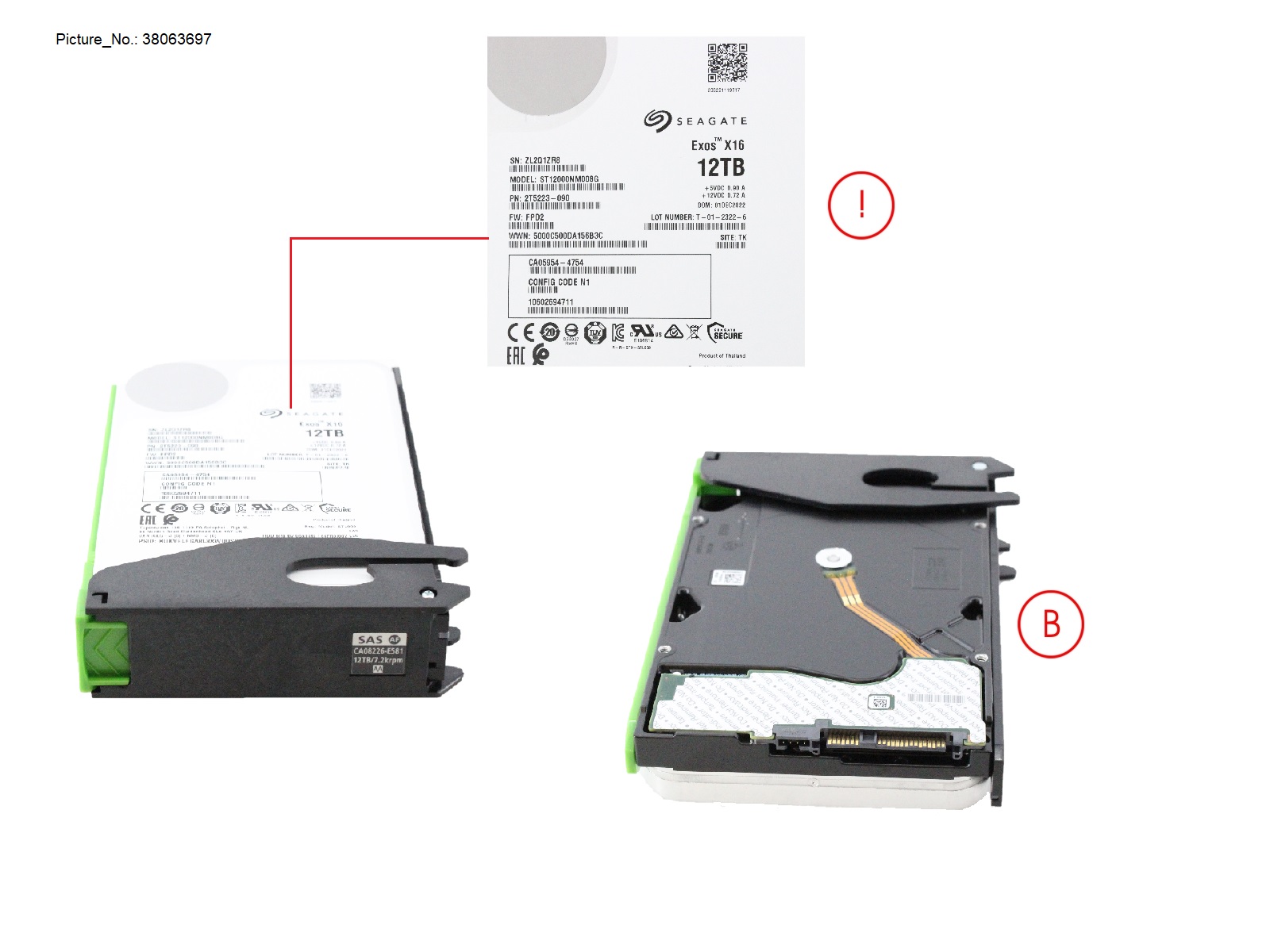 DX FIPS HDDE NLSAS HD DRIVE 3.5 12TB DX FIPS HDDE NLSAS HD DRIVE 3.5 12TB