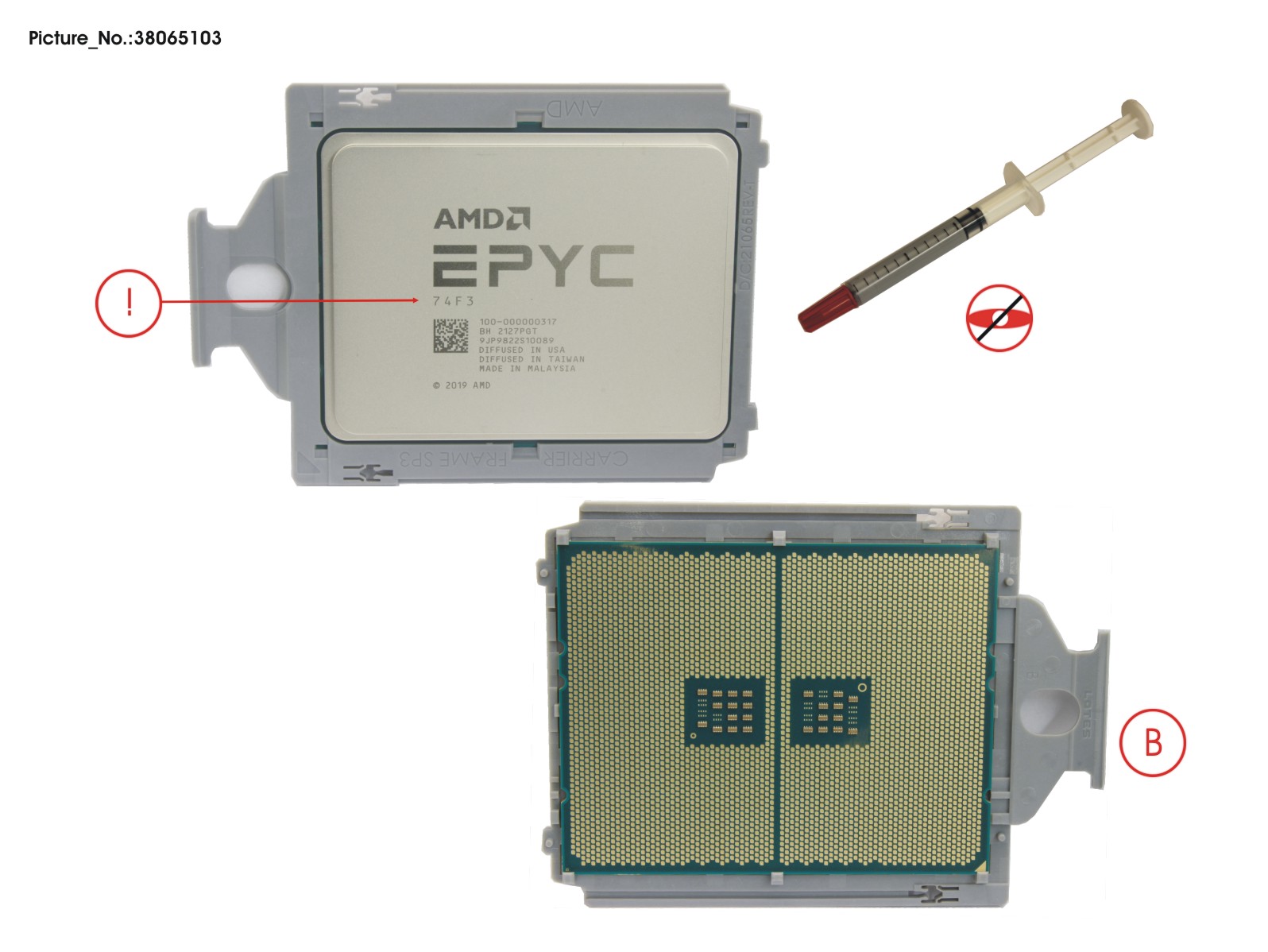 CPU SPARE AMD EPYC 74F3