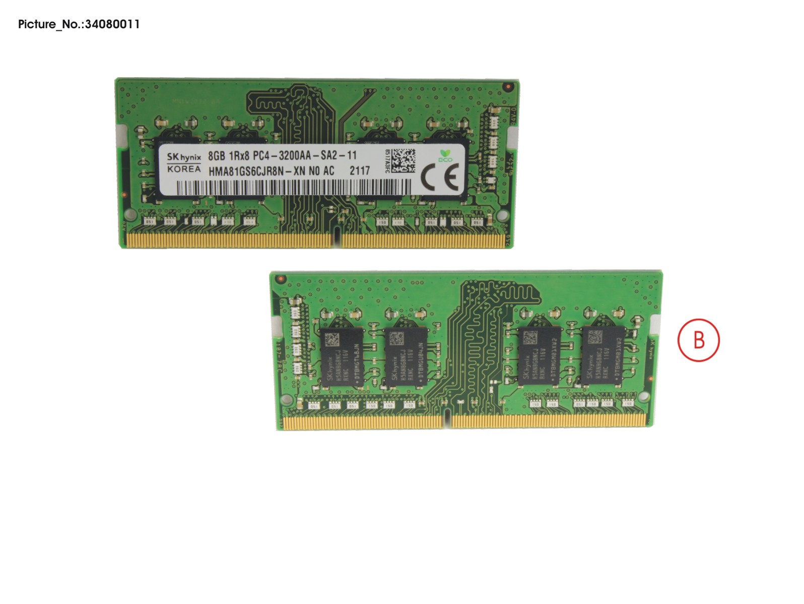 MEMORY 8GB DDR4-3200
