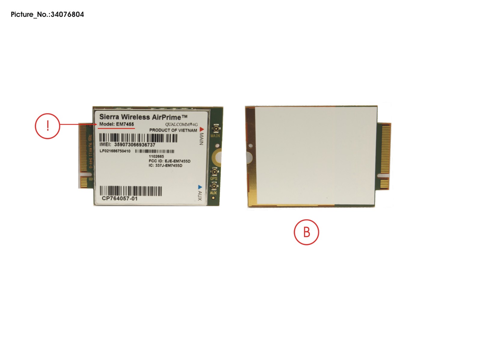 LTE MODULE EM7455 LTE MODULE EM7455