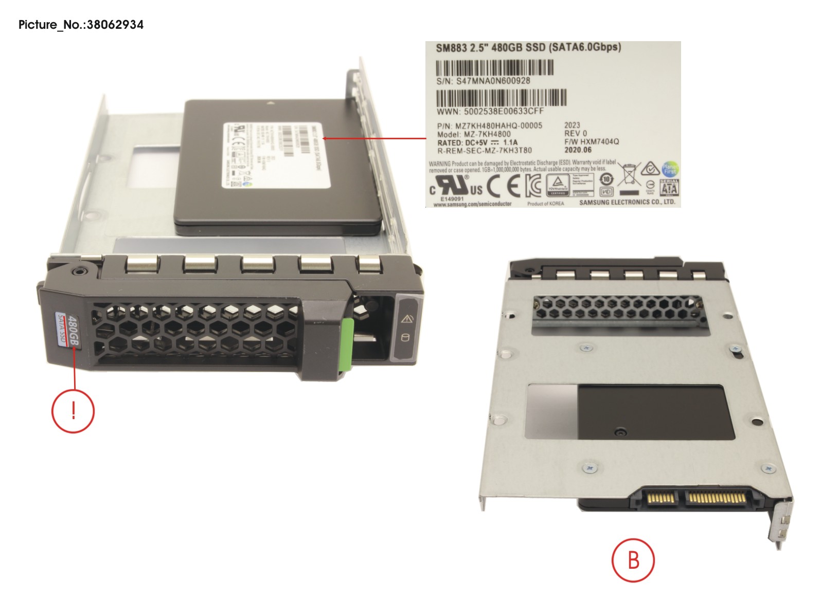 SSD SATA 6G 480GB MIXED-USE 3.5 H-P EP