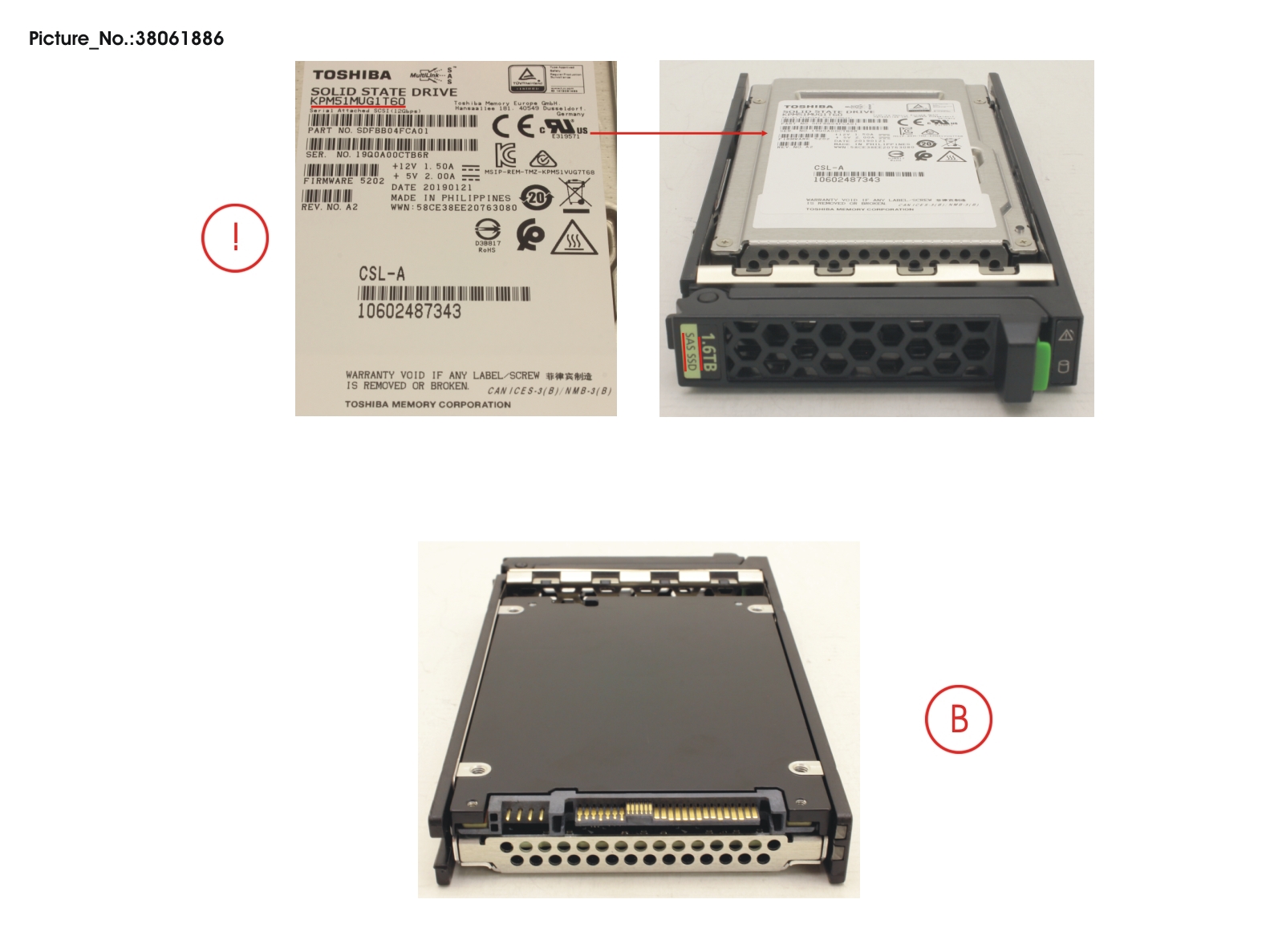 SSD SAS 12G 1.6TB WRITE-INT. 2.5 H-P EP