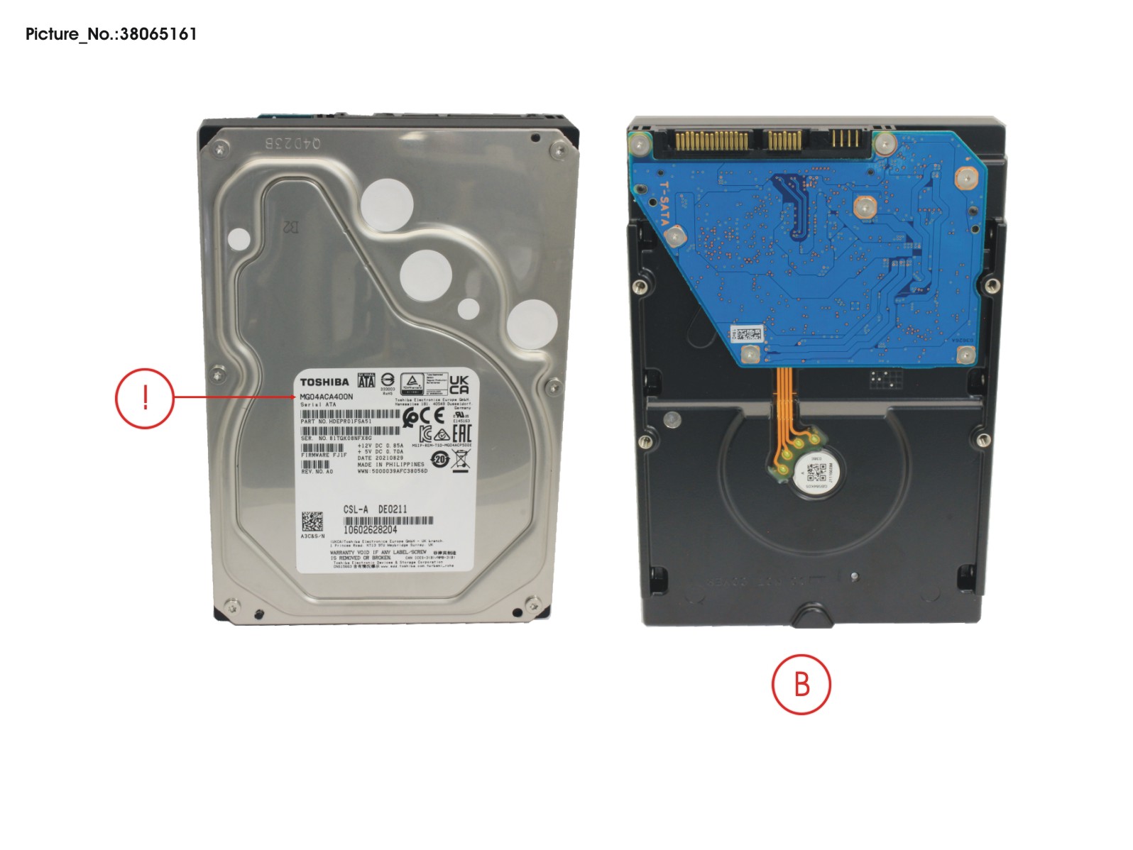 HD BC-SATA 6G 4TB 7K2 512N NON-HOT PL LF