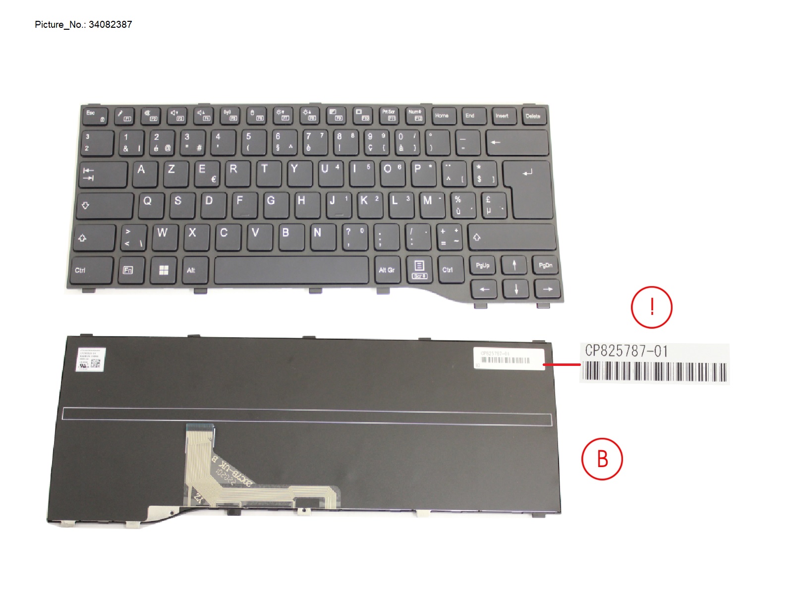 KEYBOARD BLACK BELGIUM WIN11