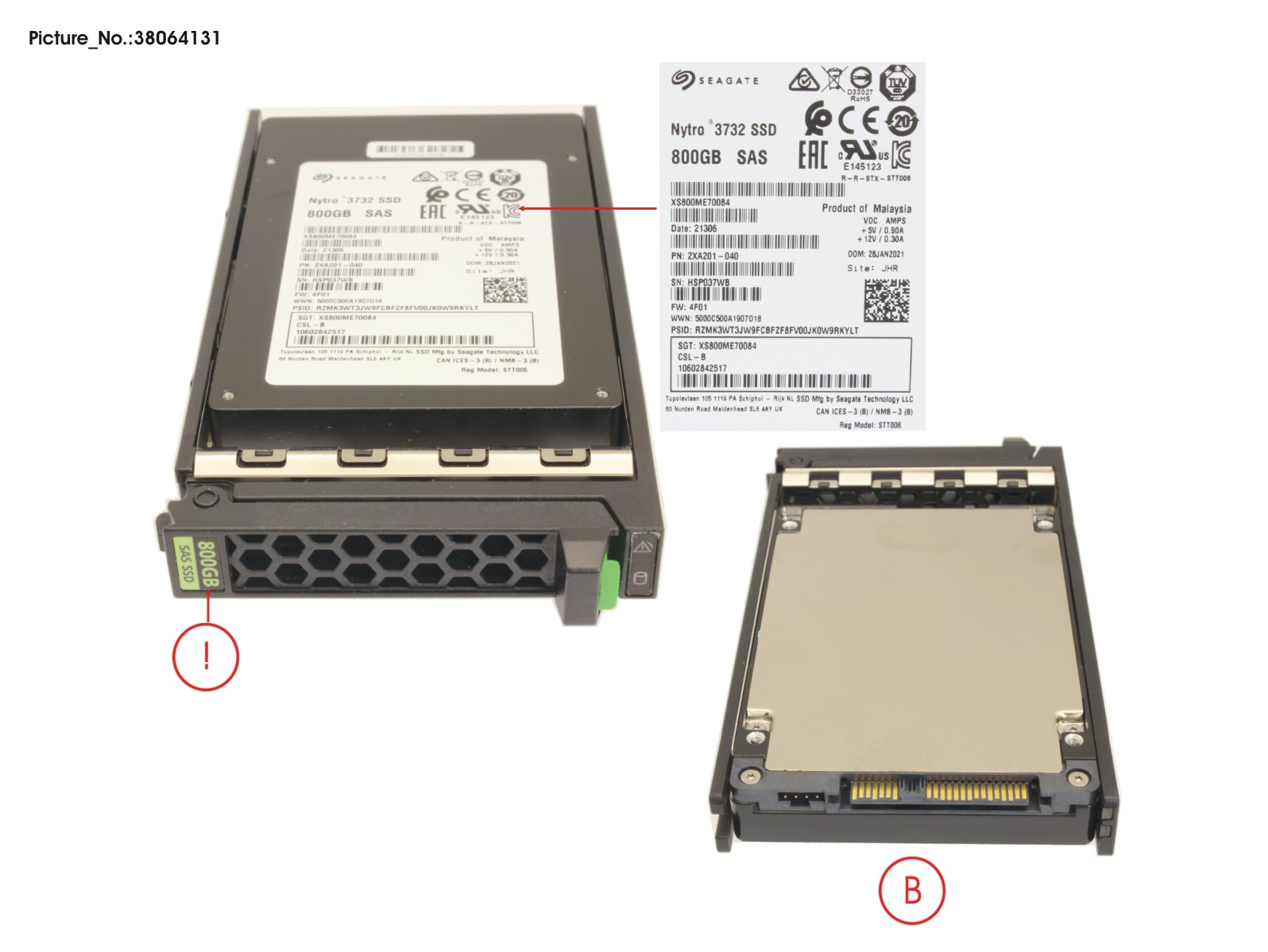 SSD SAS 12G WI 800GB IN SFF SLIM