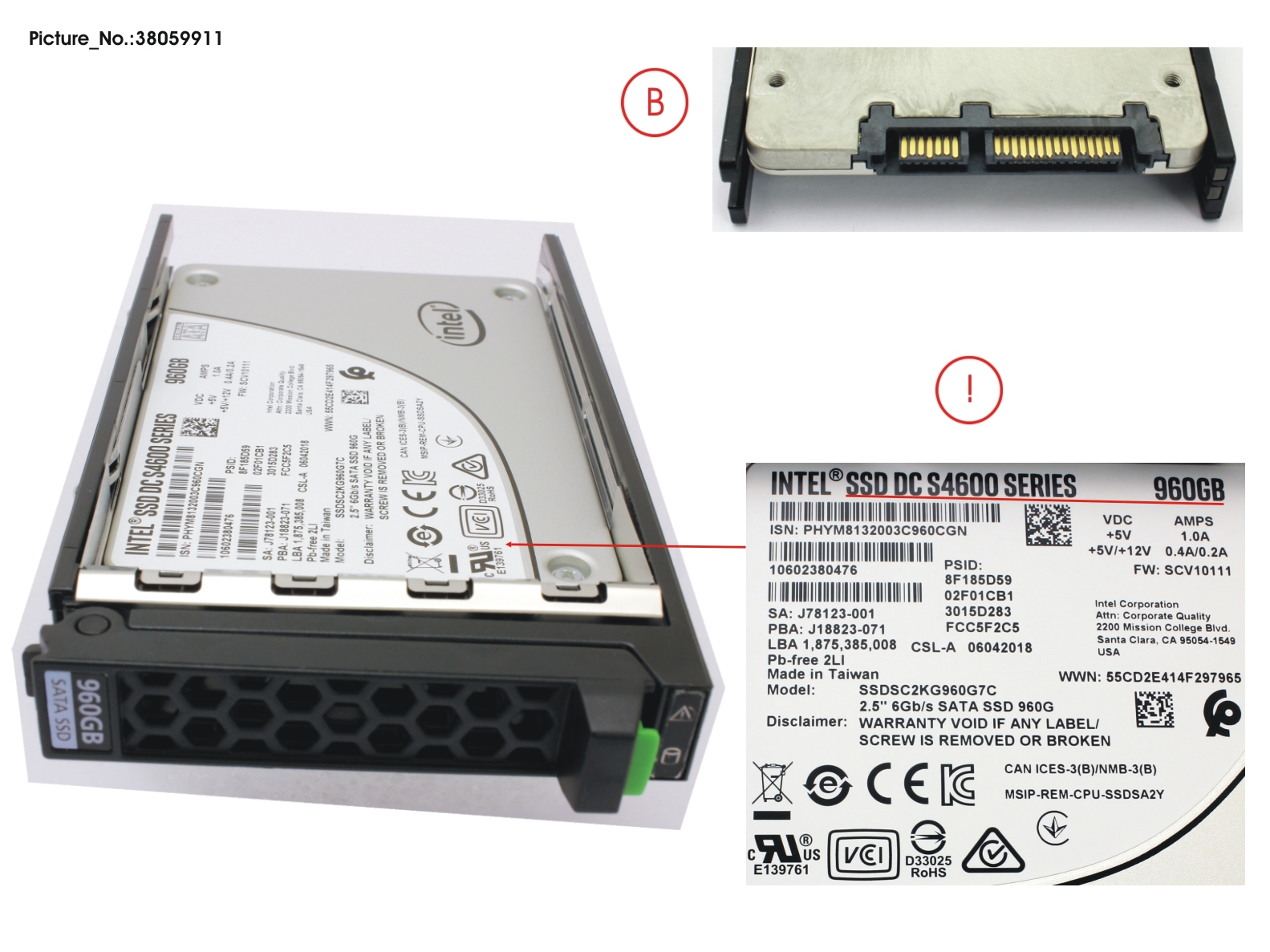 SSD SATA6G 960GB MIXED-USE 2.5 HP S4600