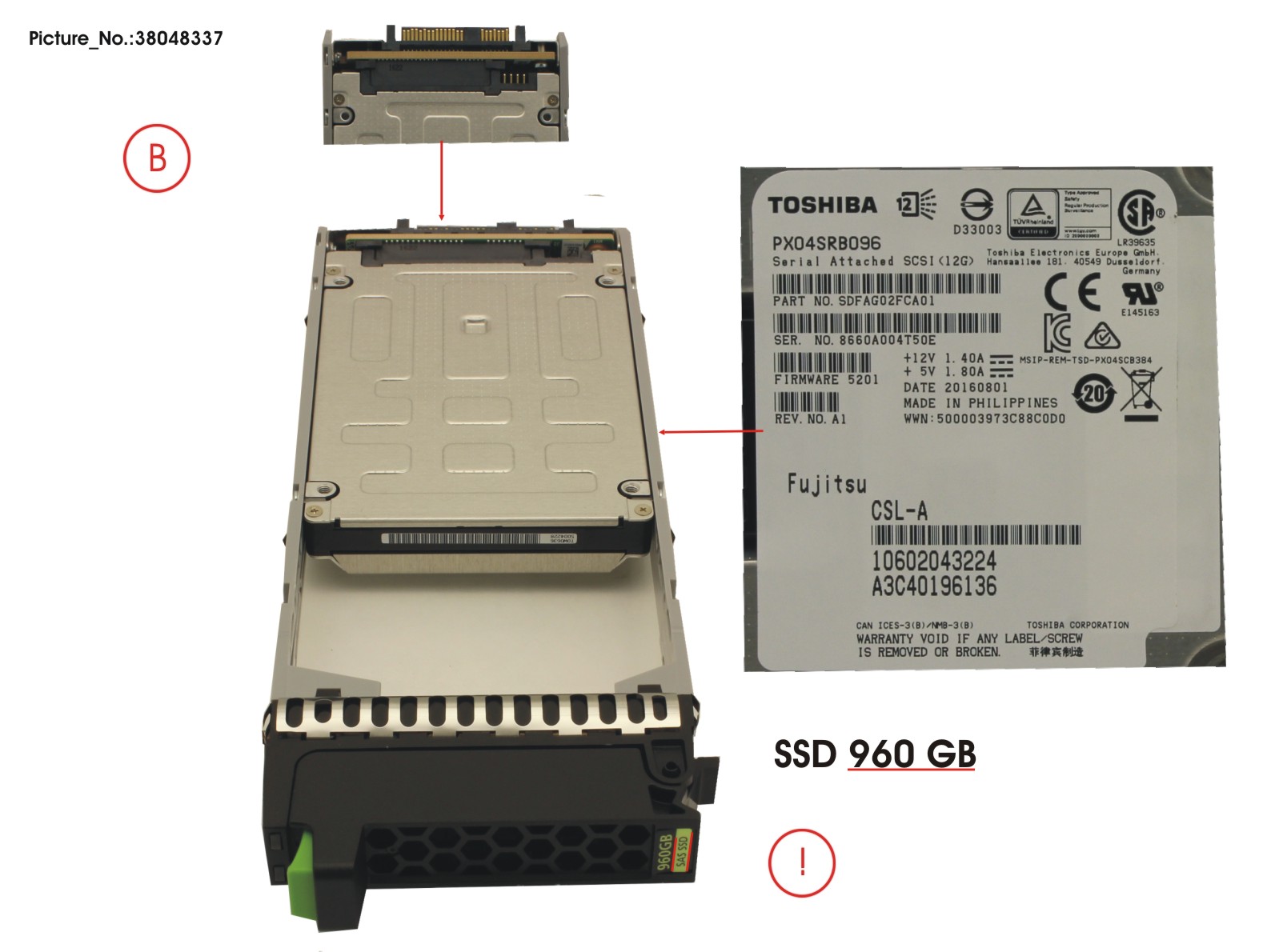 JX40 S2 MLC SSD 960GB 1DWPD