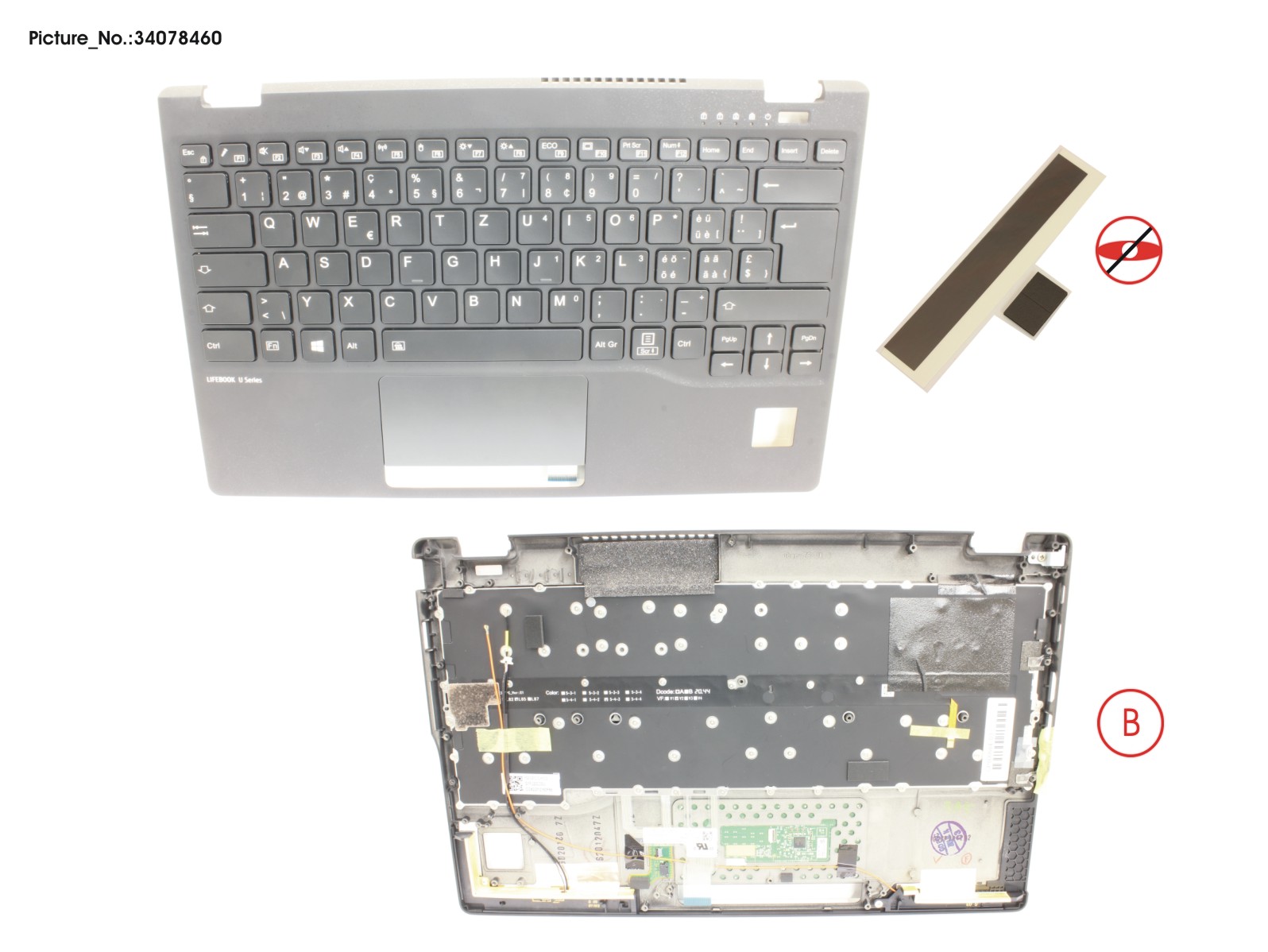 UPPER ASSY INCL. KB SWISS W/PV(TBT)4G UPPER ASSY INCL. KB SWISS W/PV(TBT)4G