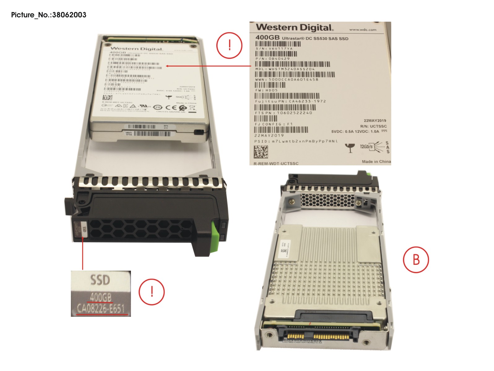 DX S3/S4 SSD SAS 2.5 400GB DWPD10 12G