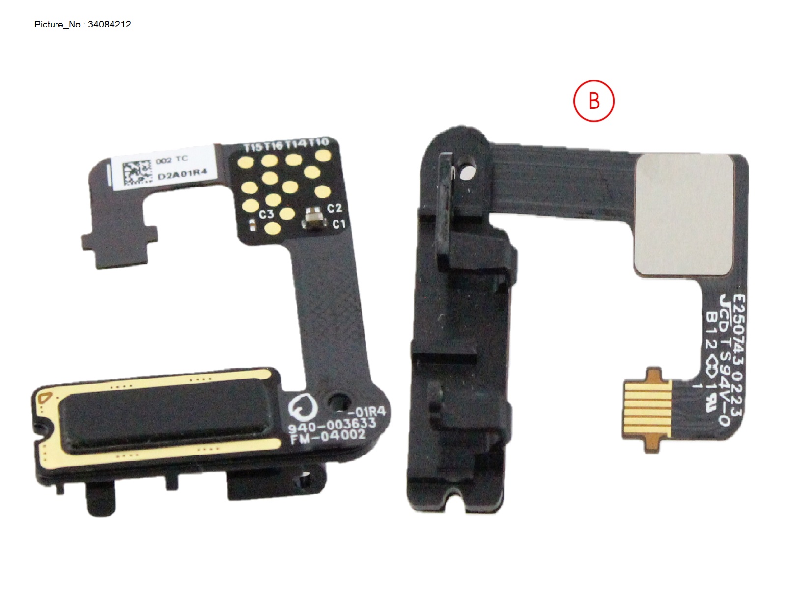 SEC-BIO FINGERPRINT SENSOR BUTTON ASSY