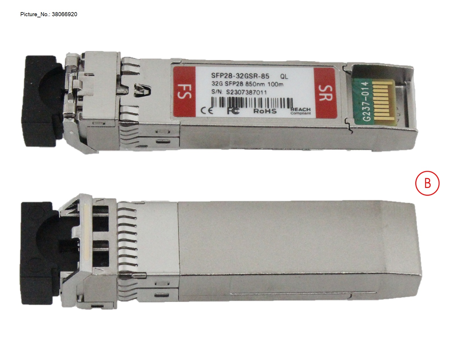 ETERNUS NU 25Gb/s LC MMF SFP28 Amphenol