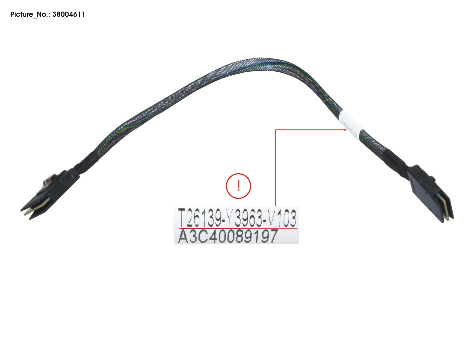 FUJITSU CABLE SAS 2XMINI 470 - refurbished 