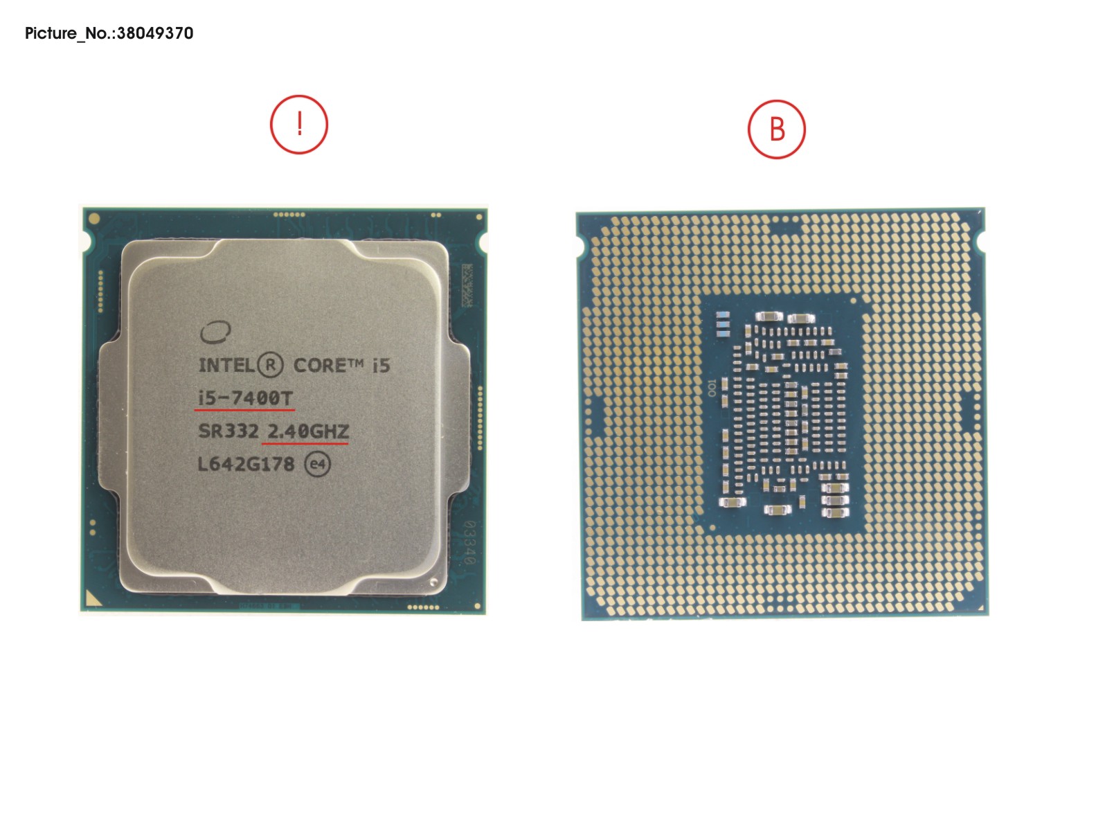 CPU CORE I5-7400T 2.4GHZ 35W