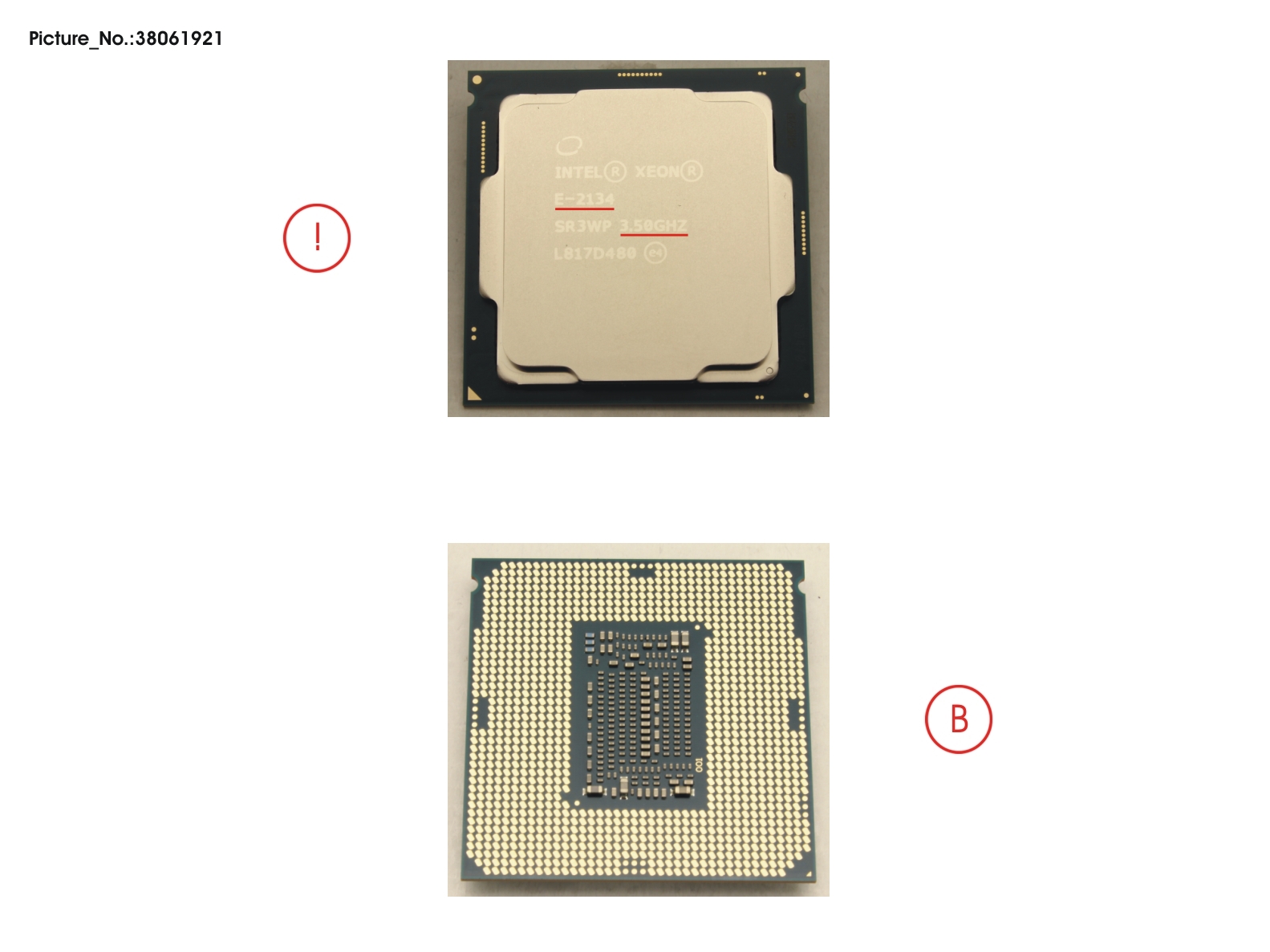 CPU XEON E-2134 3.5GHZ 71W