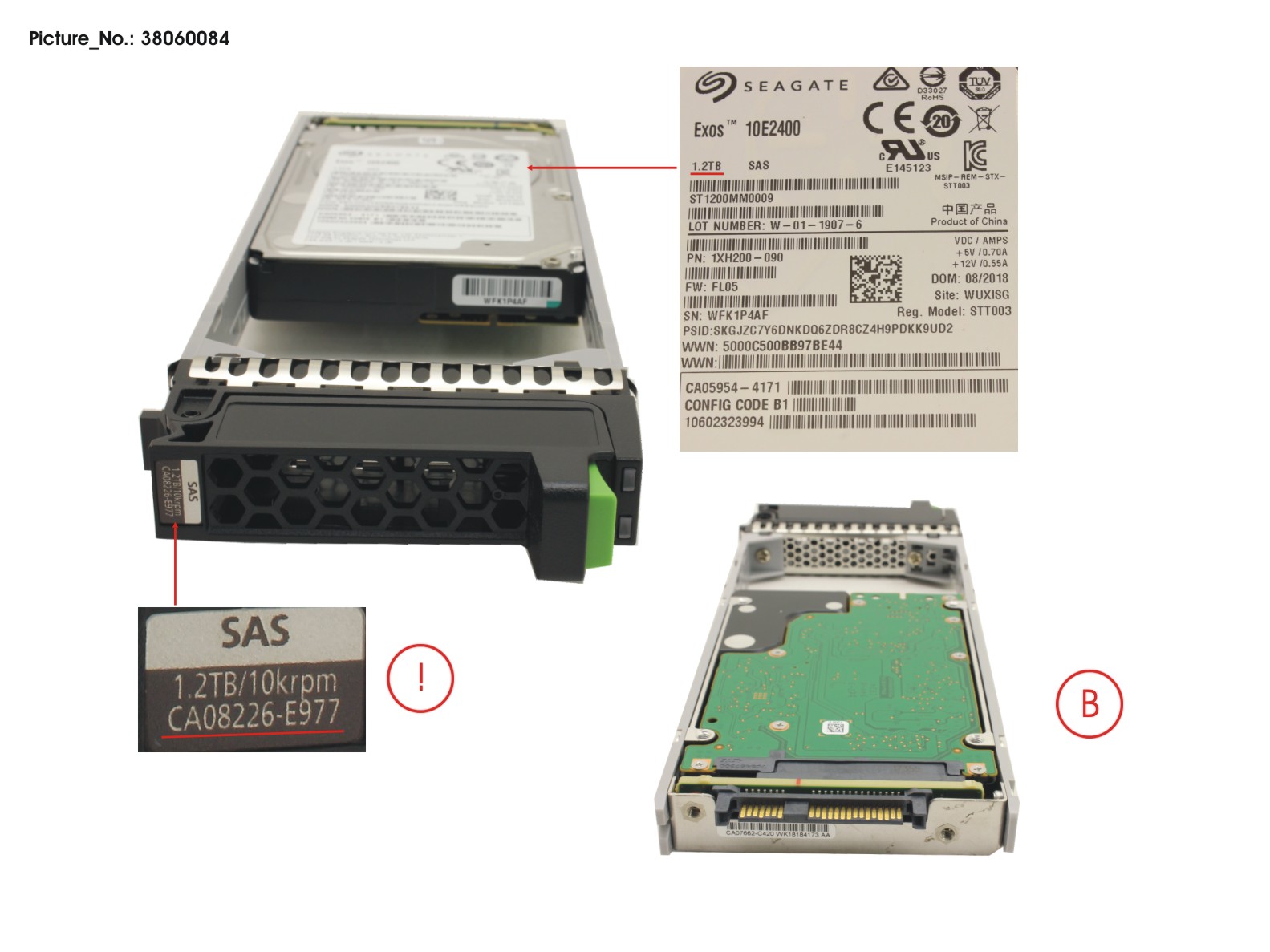 FUJITSU DX S3/S4 HD DRIVE 2.5   1.2TB 10K