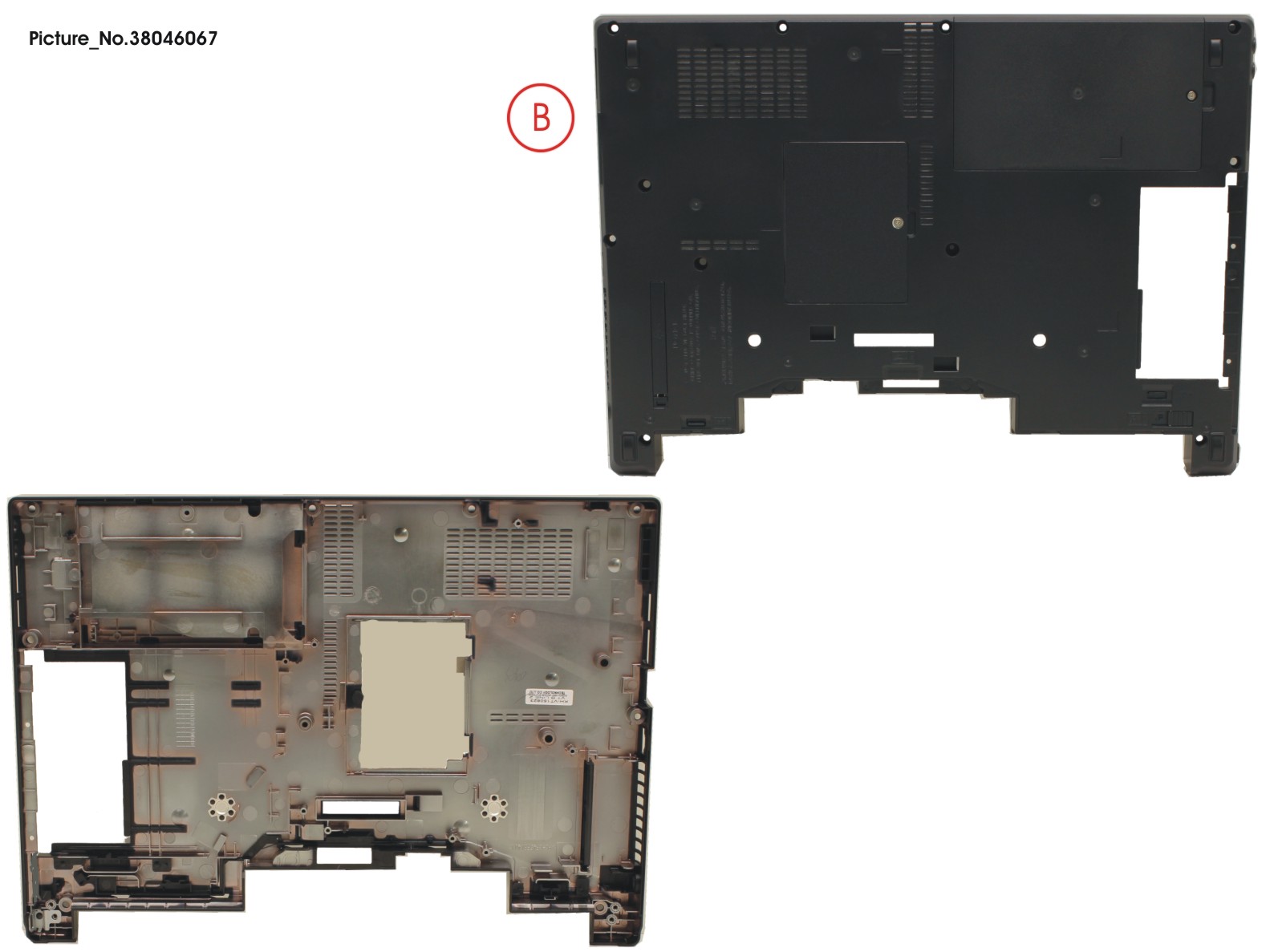 LOWER ASSY (W/O SMART CARD SLOT) LOWER ASSY (W/O SMART CARD SLOT)