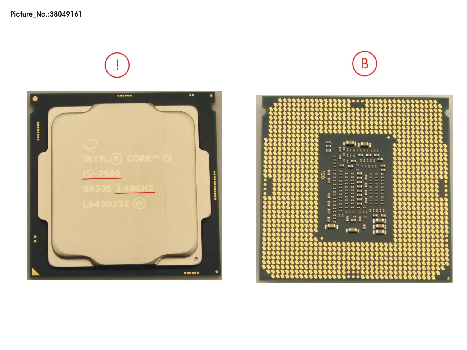 CPU CORE I5-7500 3.4GHZ 65W