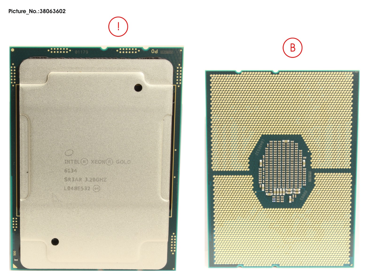 FUJITSU CPU XEON GOLD 6134 3,2GHZ 130W
