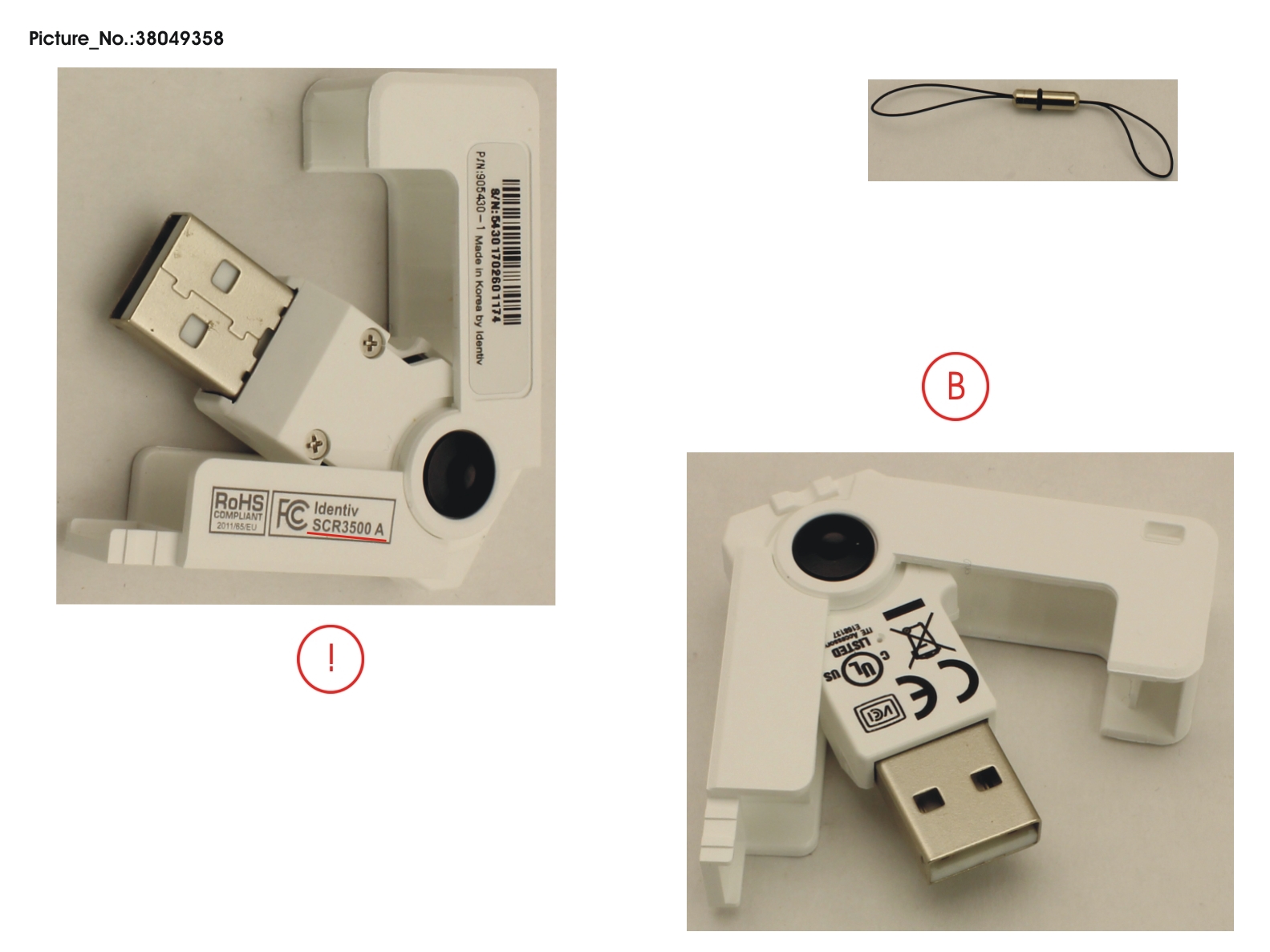 USB SCR3500A WHITE