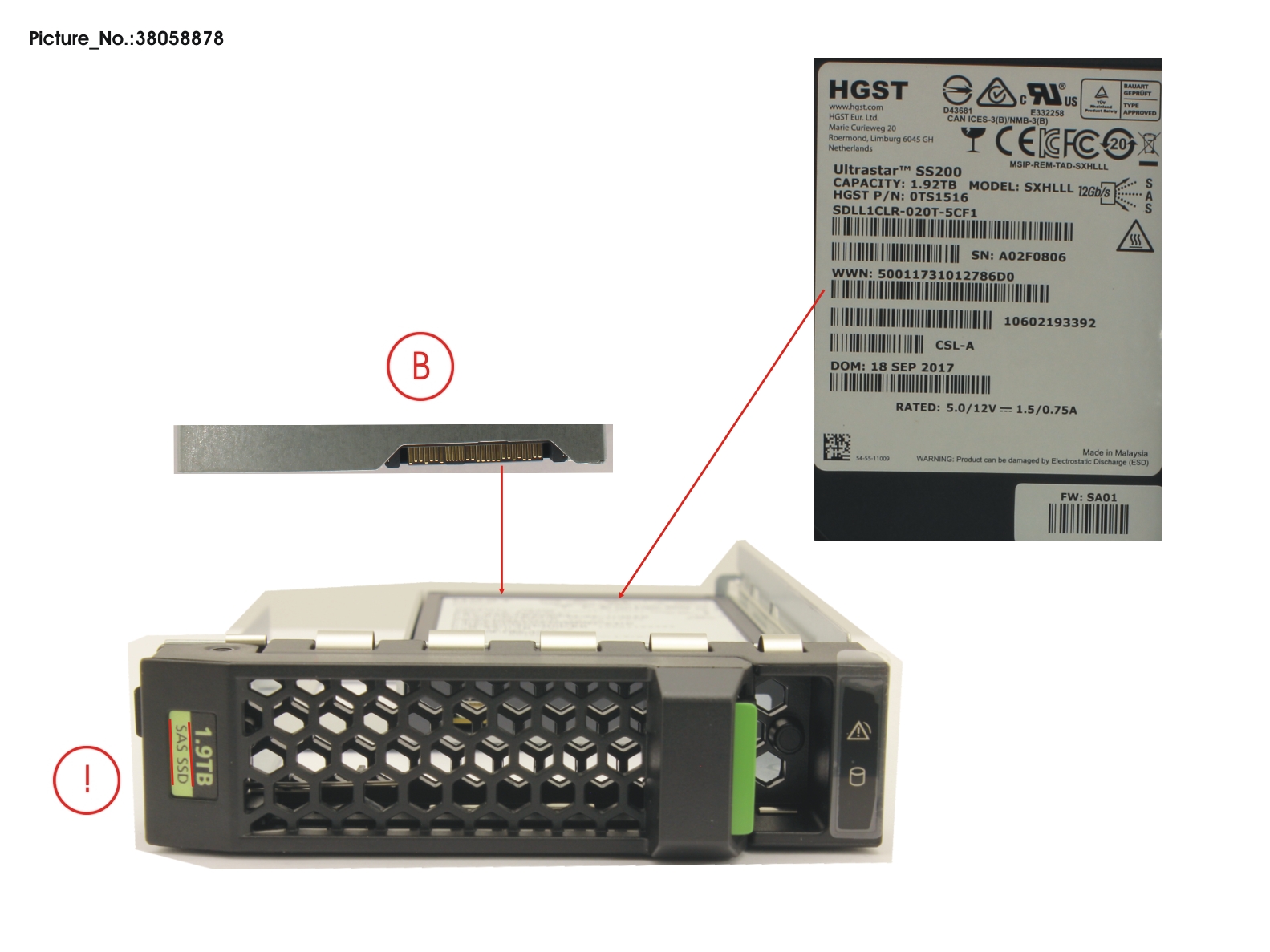 SSD SAS 12G 1.92TB READ-INT. 3.5 H-P EP