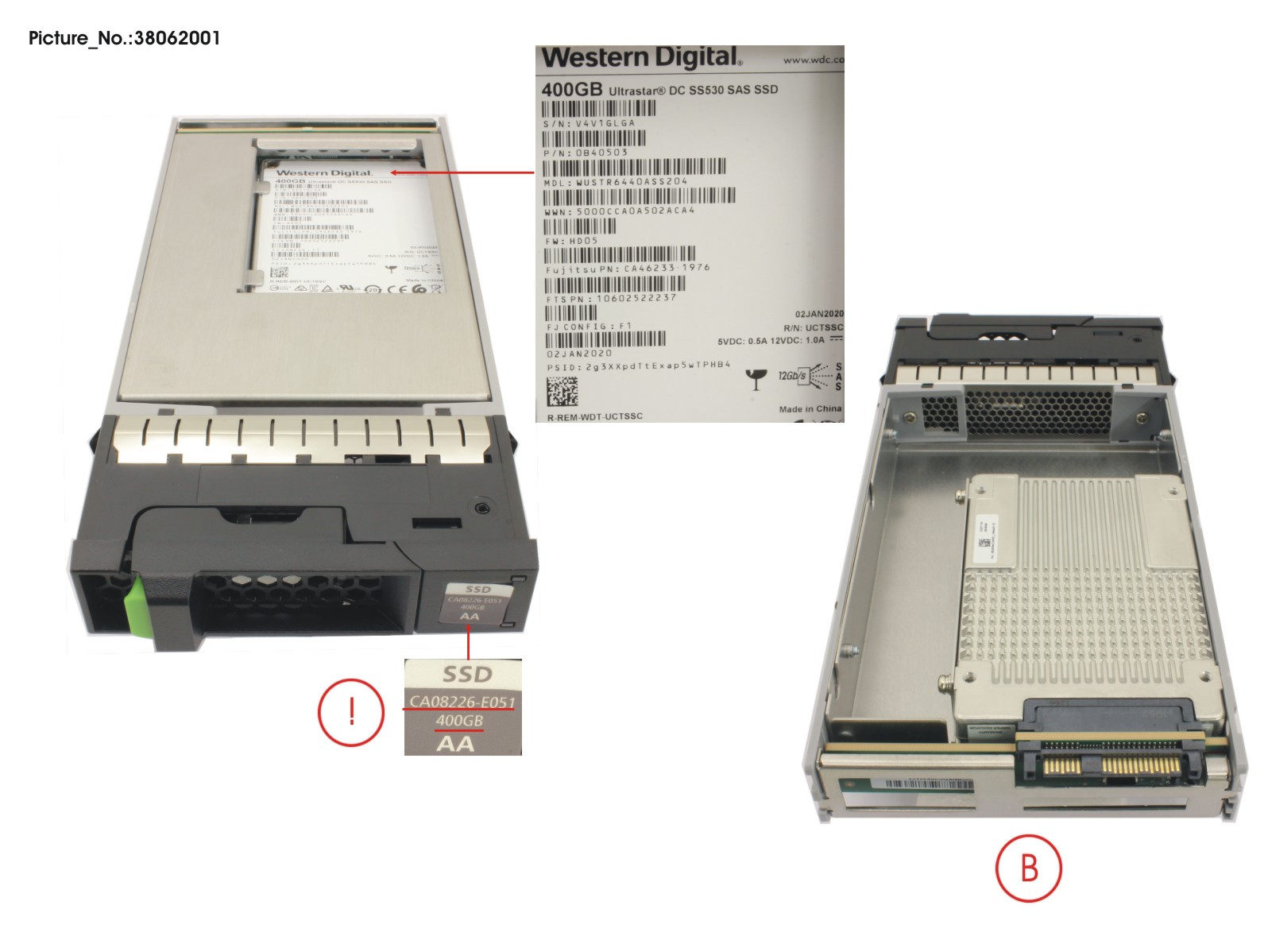 DX S3/S4 SSD SAS 3.5 400GB DWPD3 12G