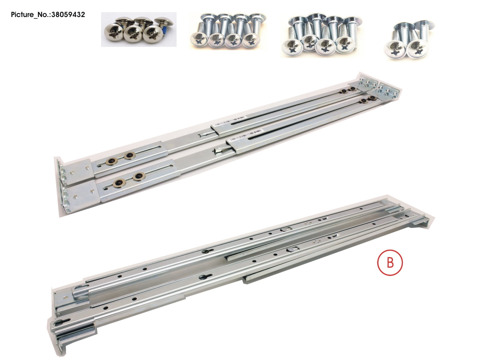 20-INCH SLIDE RAIL