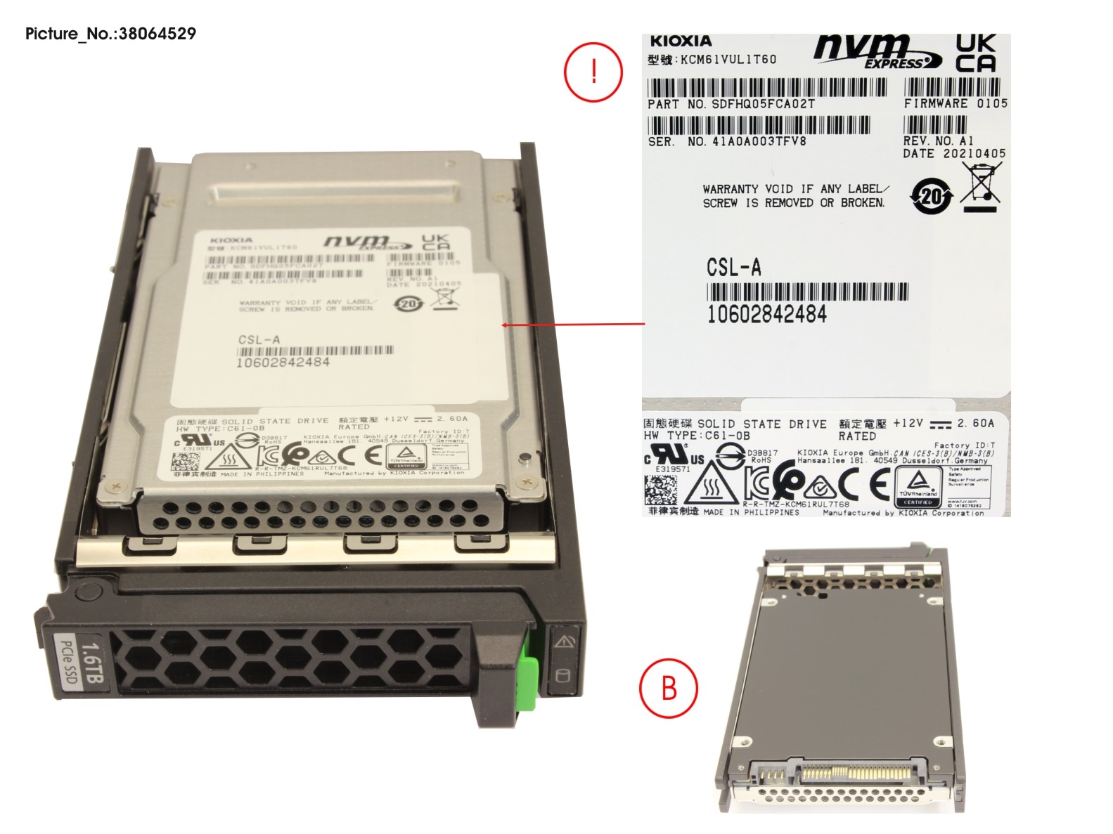 SSD PCIE4 SFF MU 1.6TB