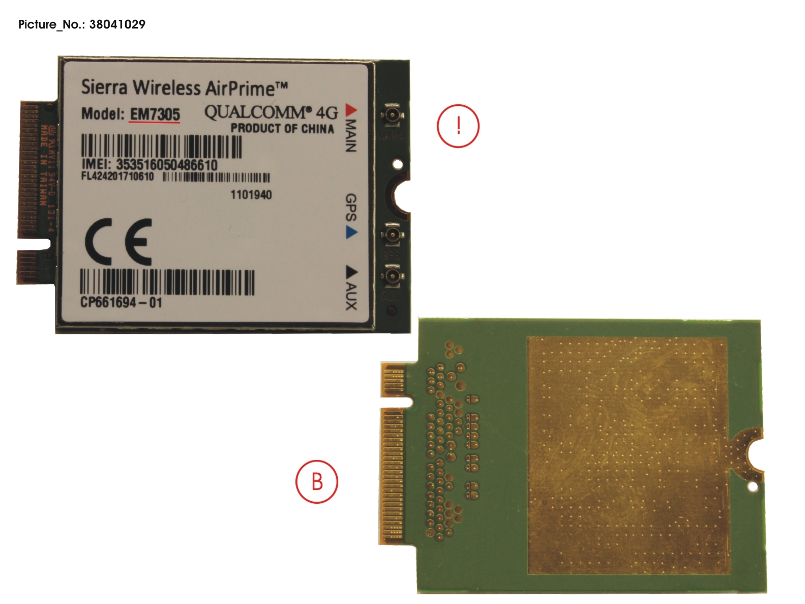 FUJITSU LTE MODULE EM7305 E756