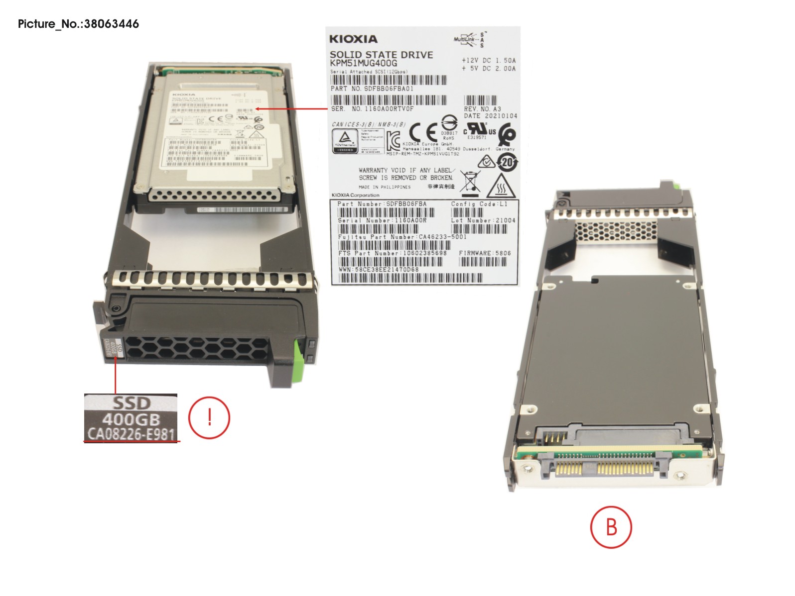 DX S3/S4 SSD SAS 2.5 400GB 12G