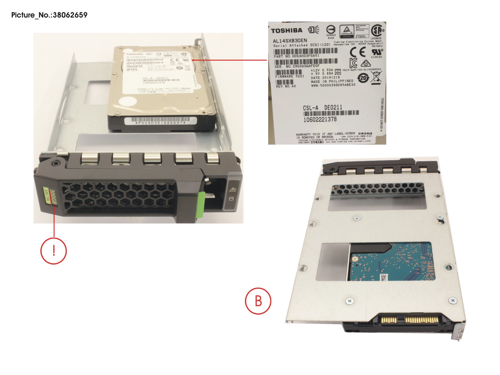 HD SAS 12G 300GB 15K HOT PL 3.5 EP