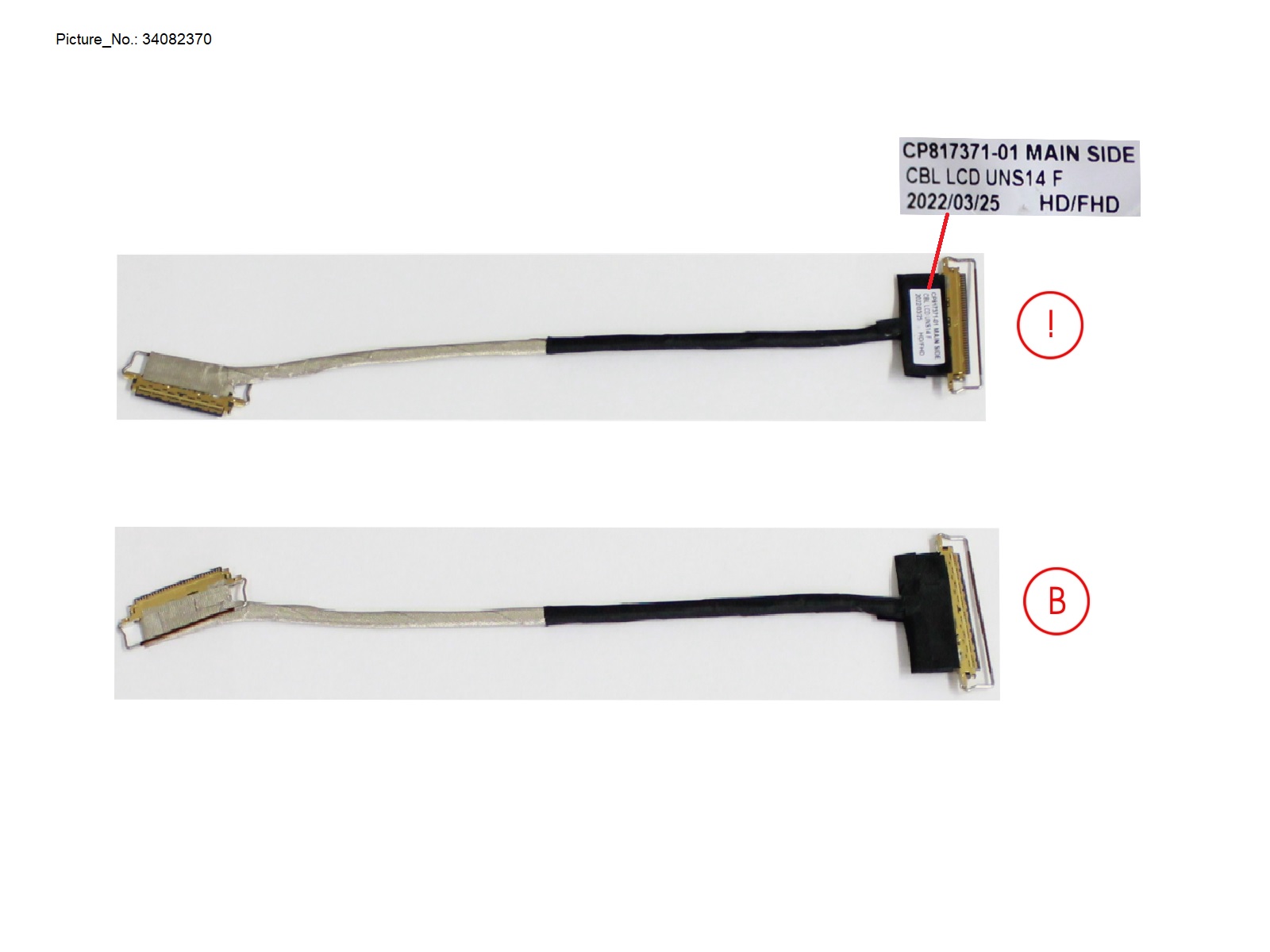 CABLE, LCD FOR HD/FHD CABLE, LCD FOR HD/FHD