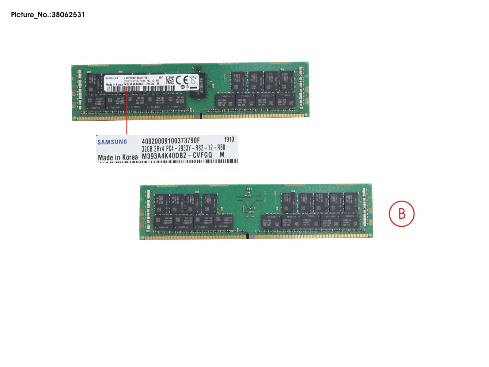 MEM 32GB DDR4 RG2933 R2