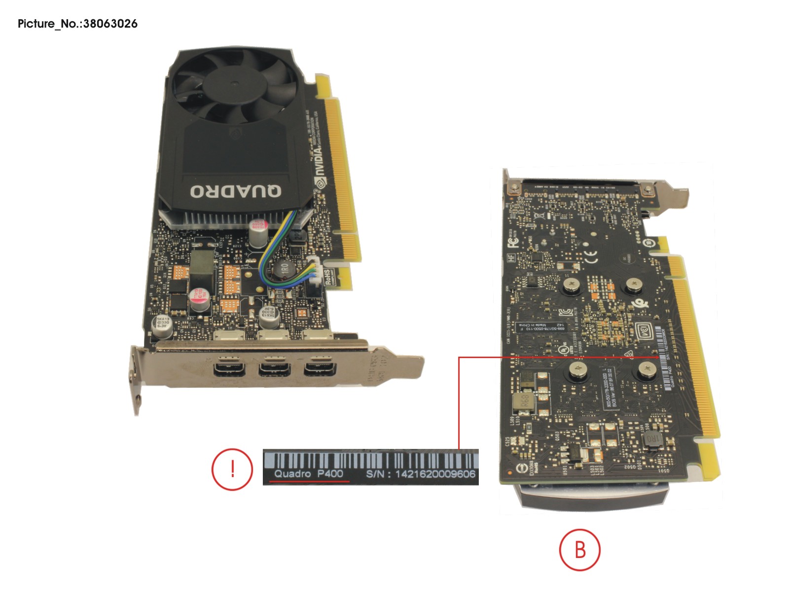 NVIDIA QUADRO P400 2GB, LOW PROFILE