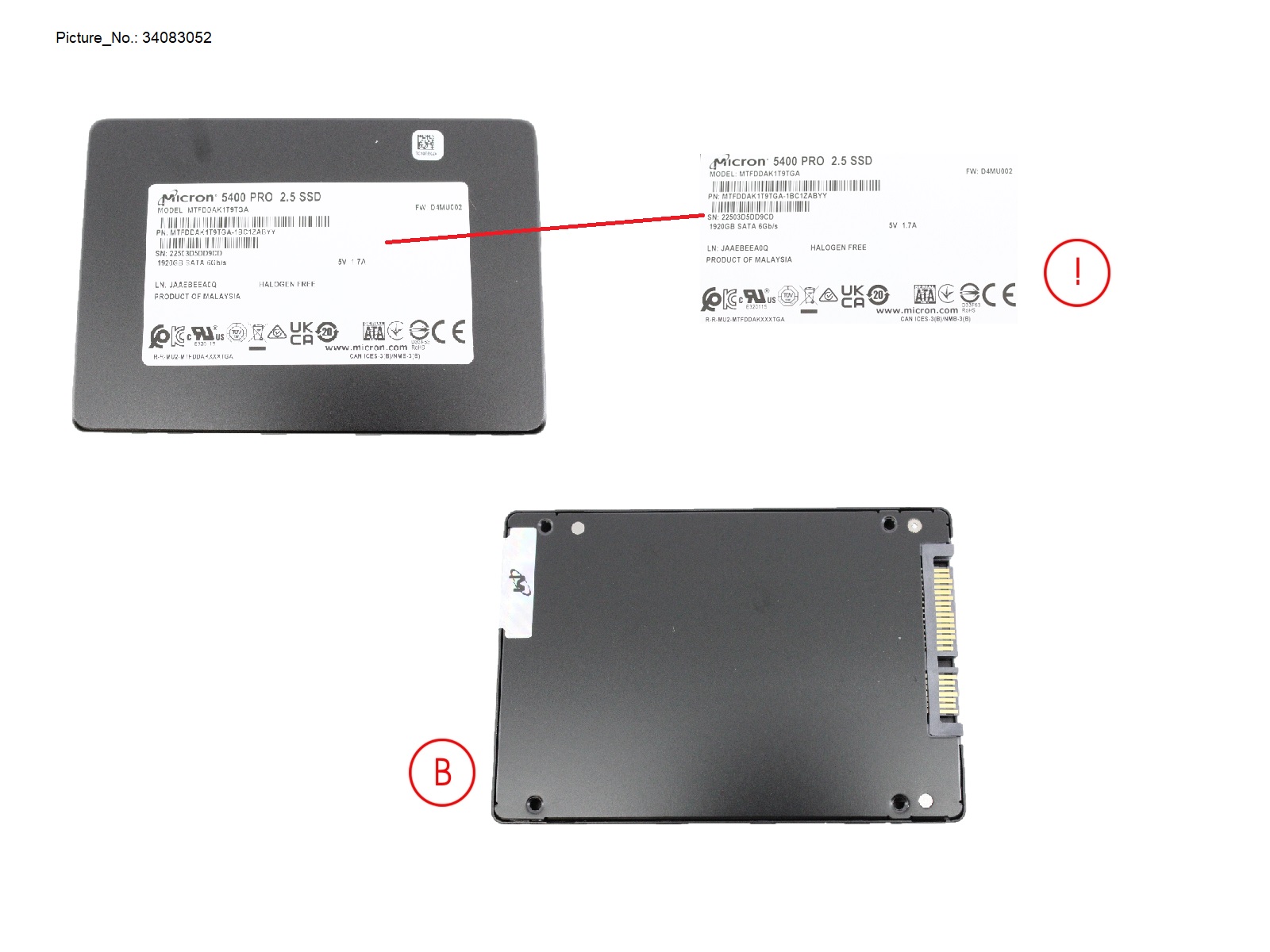 SSD S3 1,92TB 2.5 SATA (7MM)
