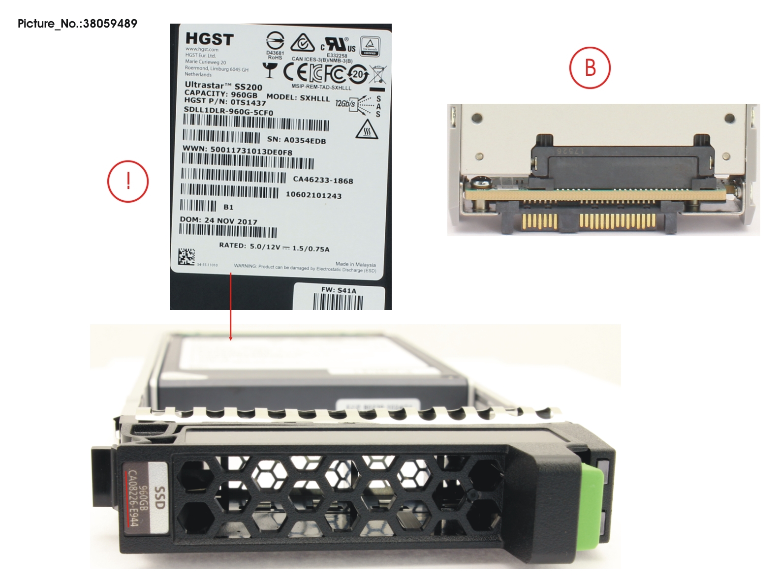 DX S3/S4 SSD SAS 2.5 960GB 12G