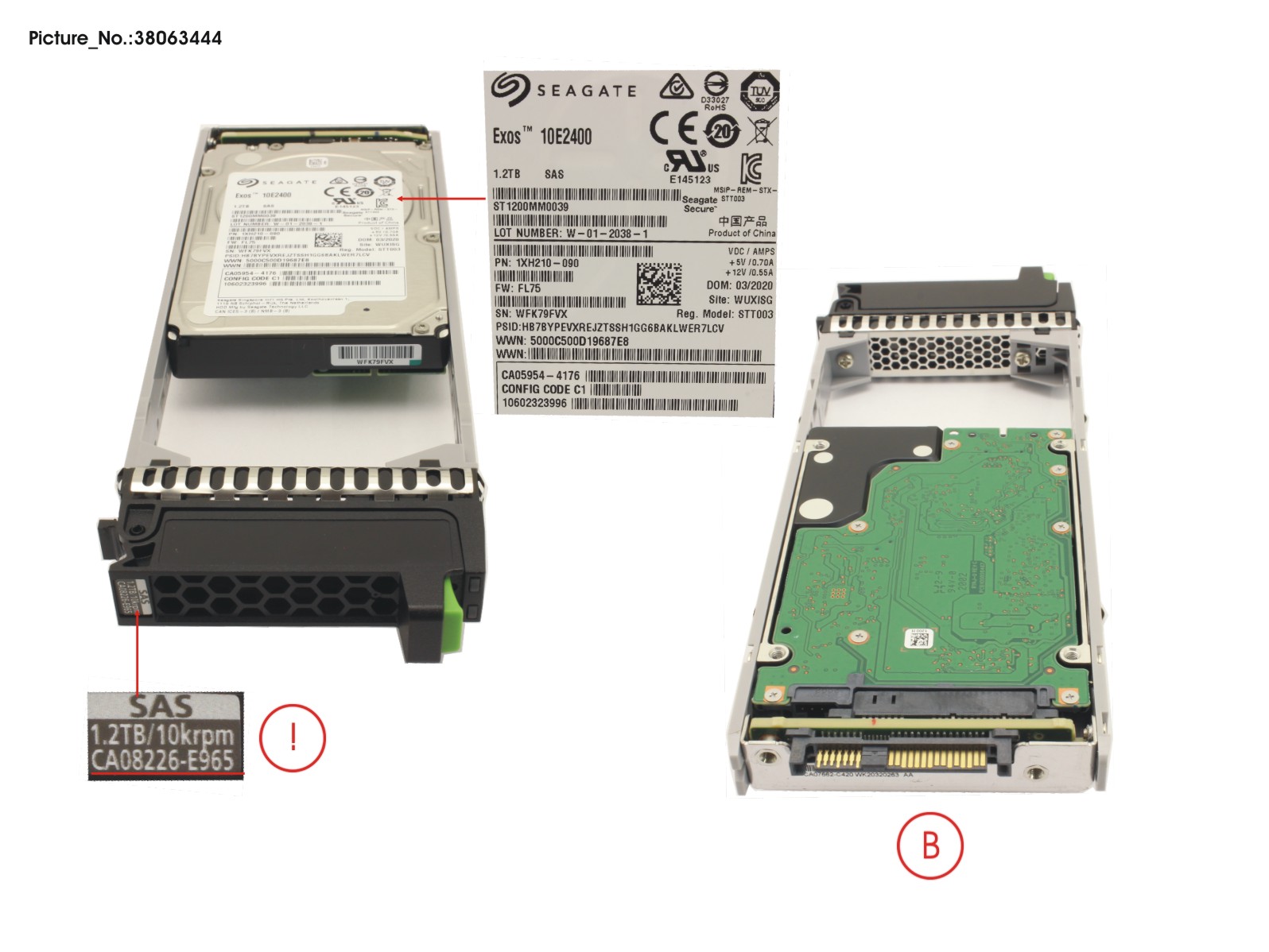 DX S3/S4 SED DRIVE 2.5 1.2TB 10K