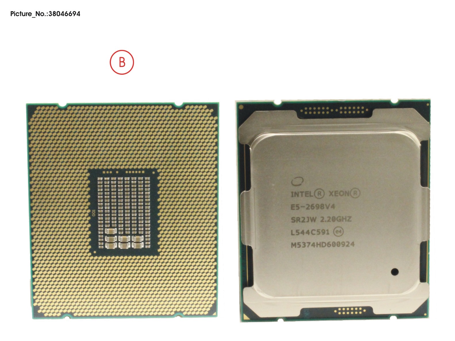 CPU XEON E5-2698V4 2,2GHZ 135W