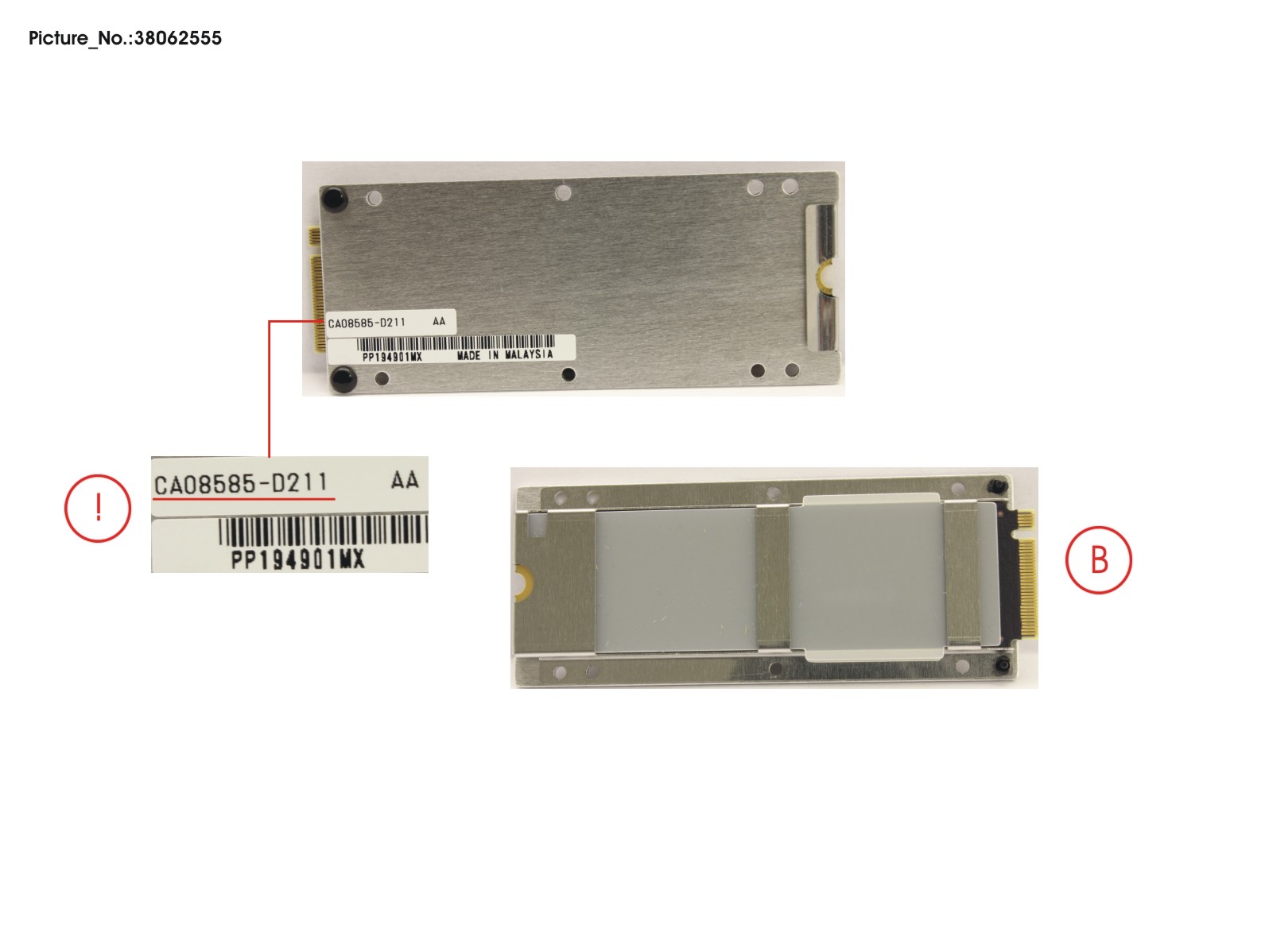 DX100 S5 SPARE BUD(M.2) T2/256GB