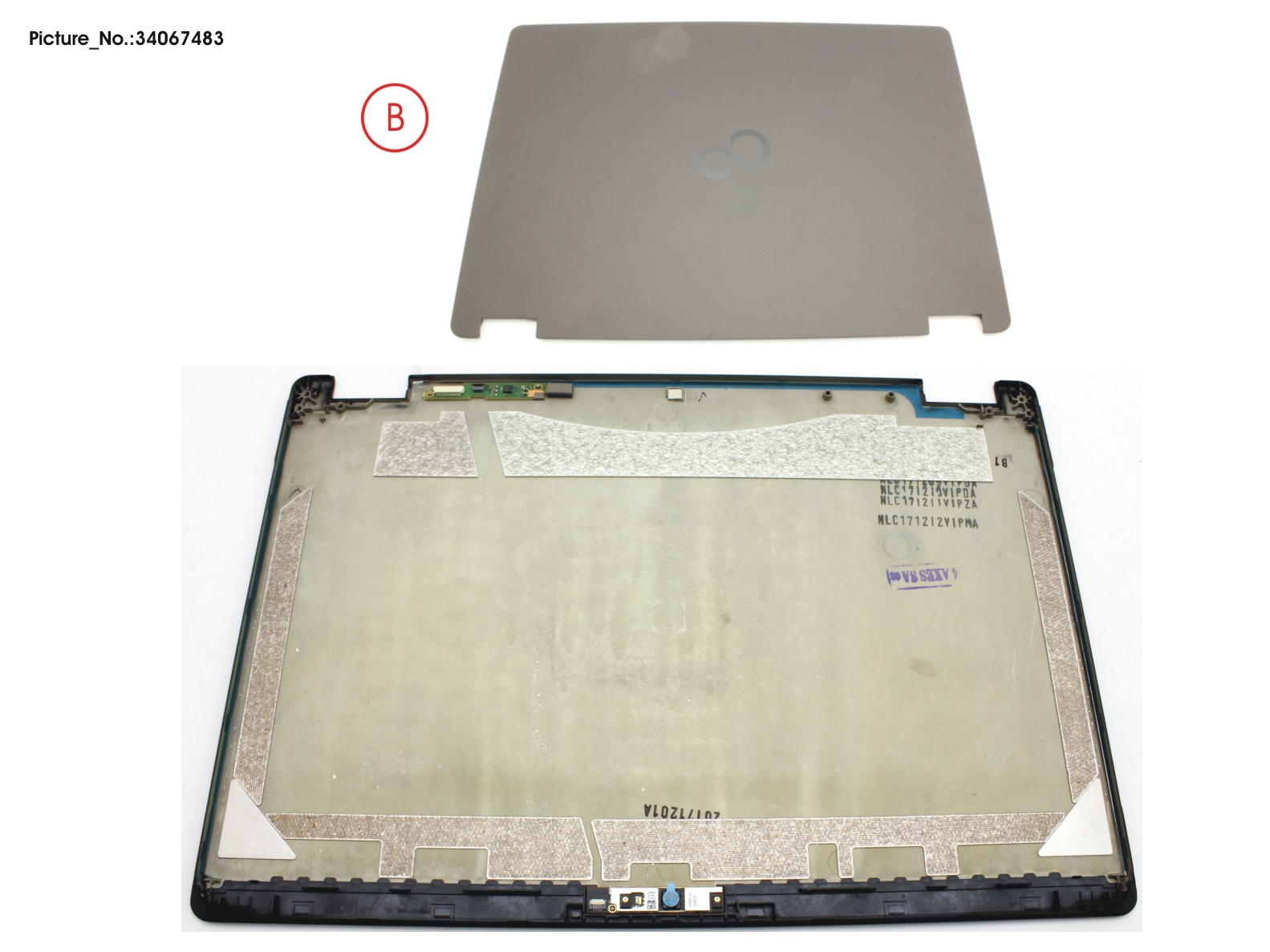 LCD BACK COVER ASSY (FOR HD)