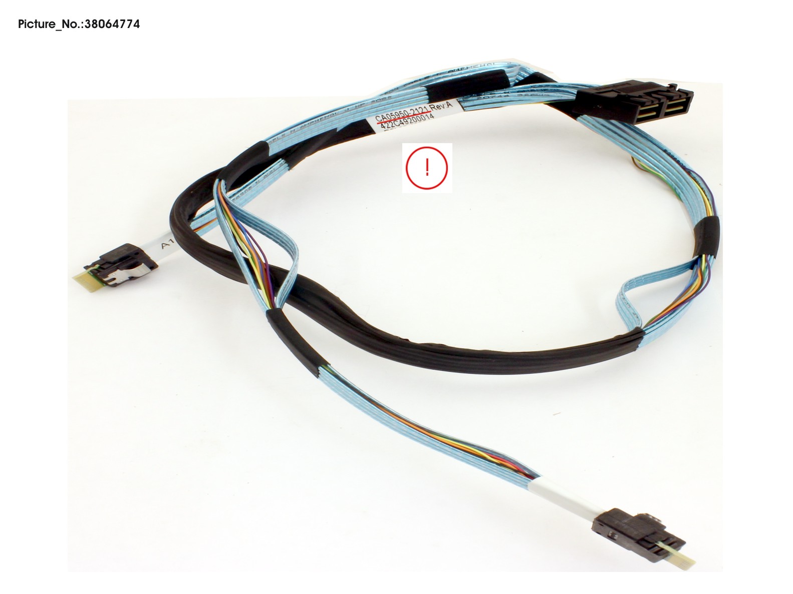 DATA 8X(2.5/3.5) SATA ONBOARD CABLE