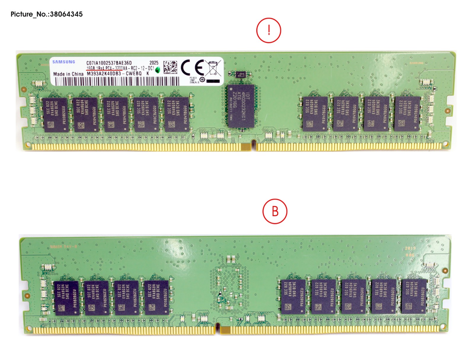 DDR4 3200 RDIMM 1RX4 16GB