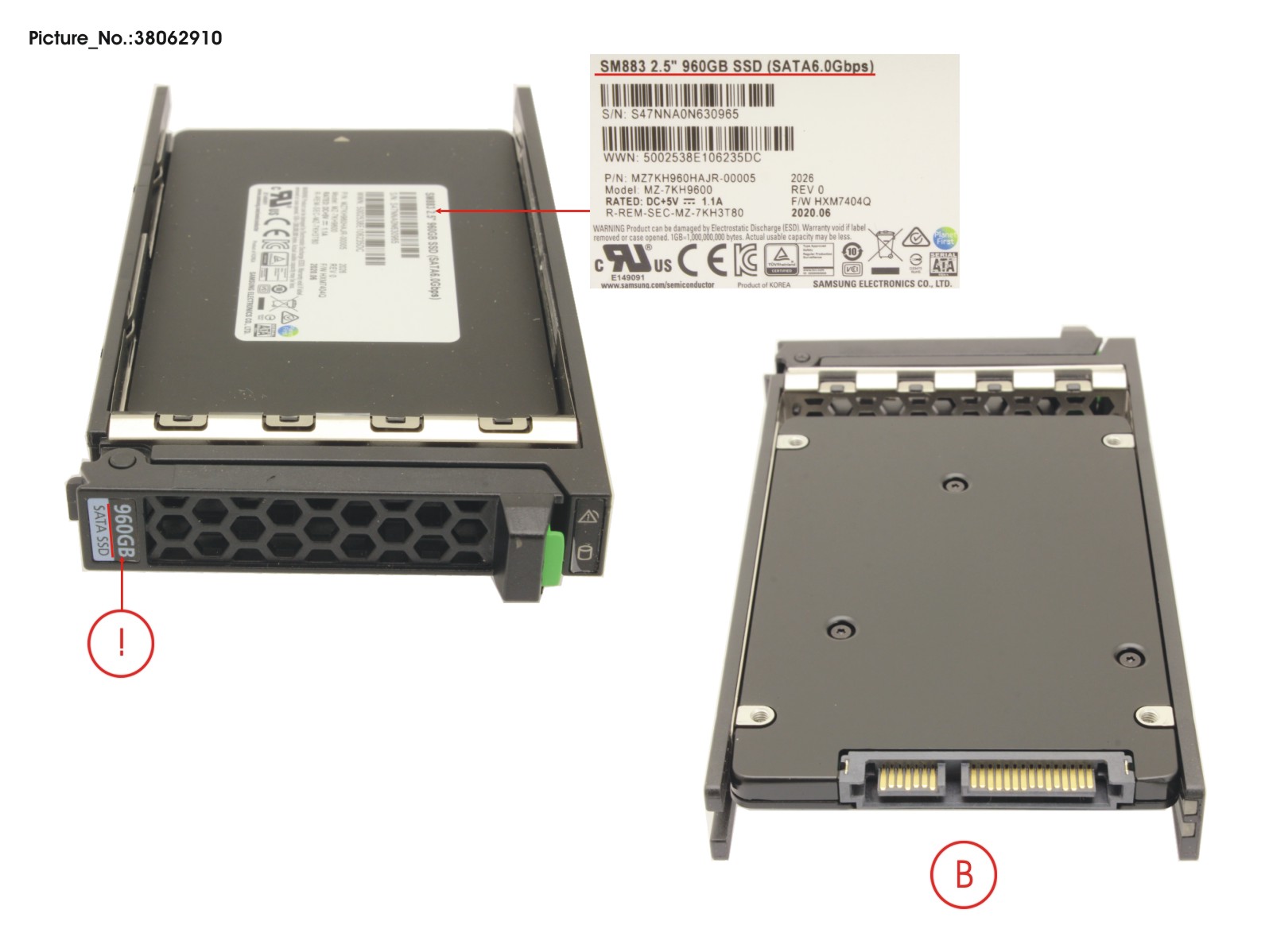 SSD SATA 6G 960GB MIXED-USE 2.5 H-P EP