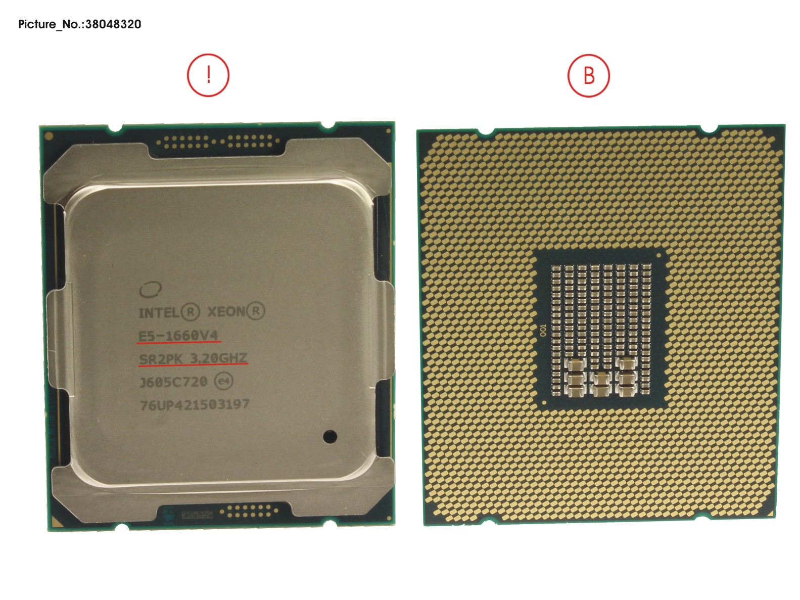 CPU XEON E5-1660V4 3.2GHZ 140W