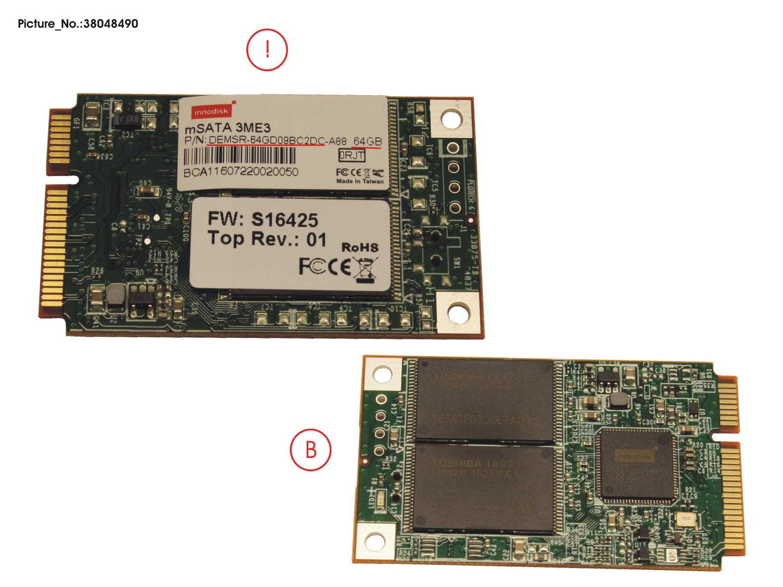 FUJITSU SSD M-SATA 64GB (MLC)