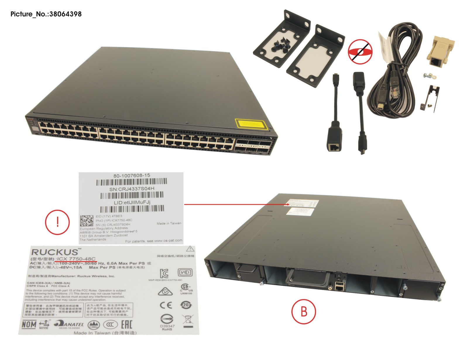 FRU, ICX7750-48C FRU, ICX7750-48C