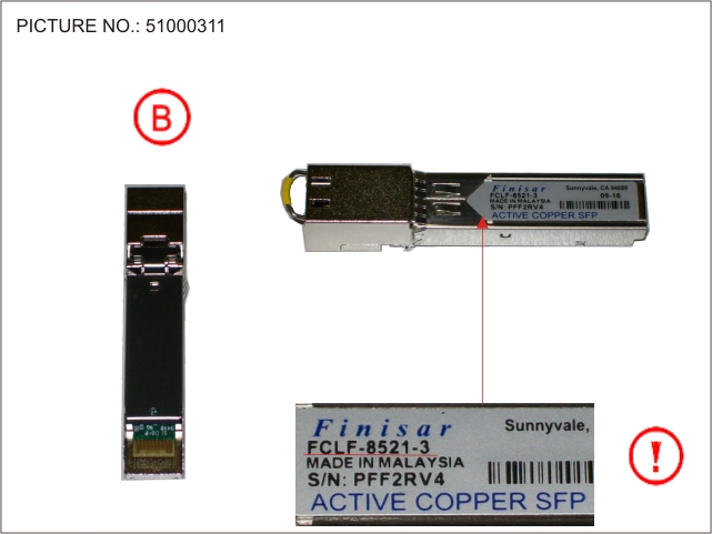 SFP  MODULE GBE RJ45